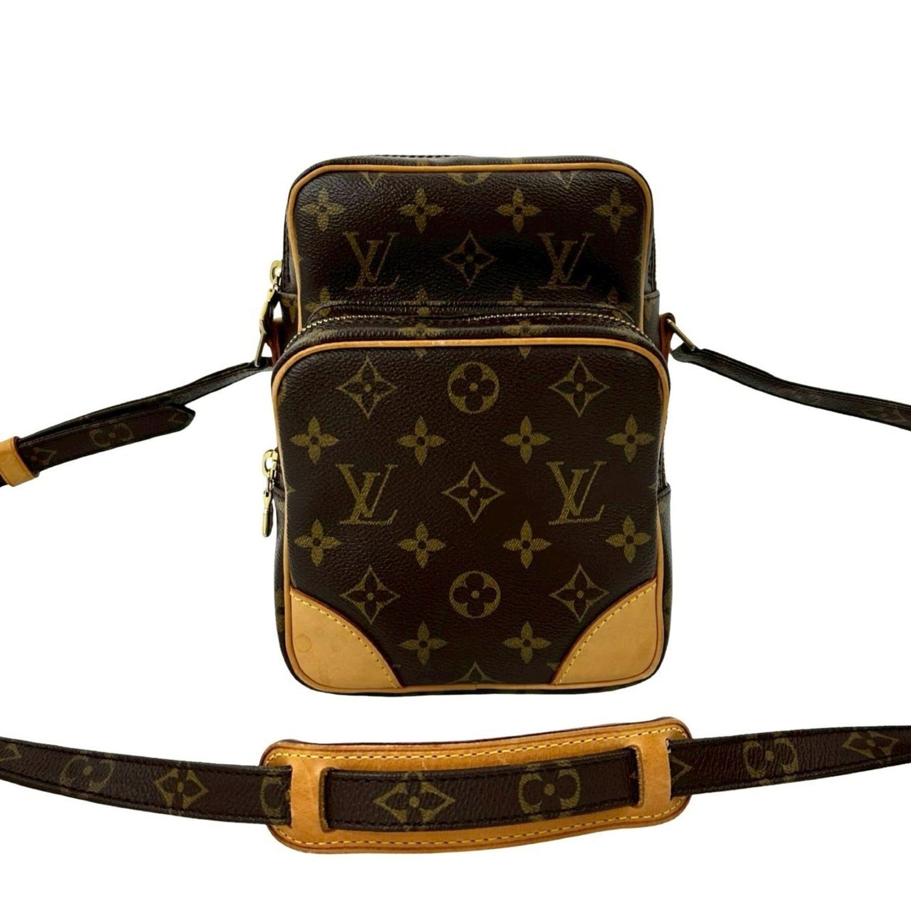 LOUIS VUITTON Amazon Monogram Leather Shoulder Bag/Pochette