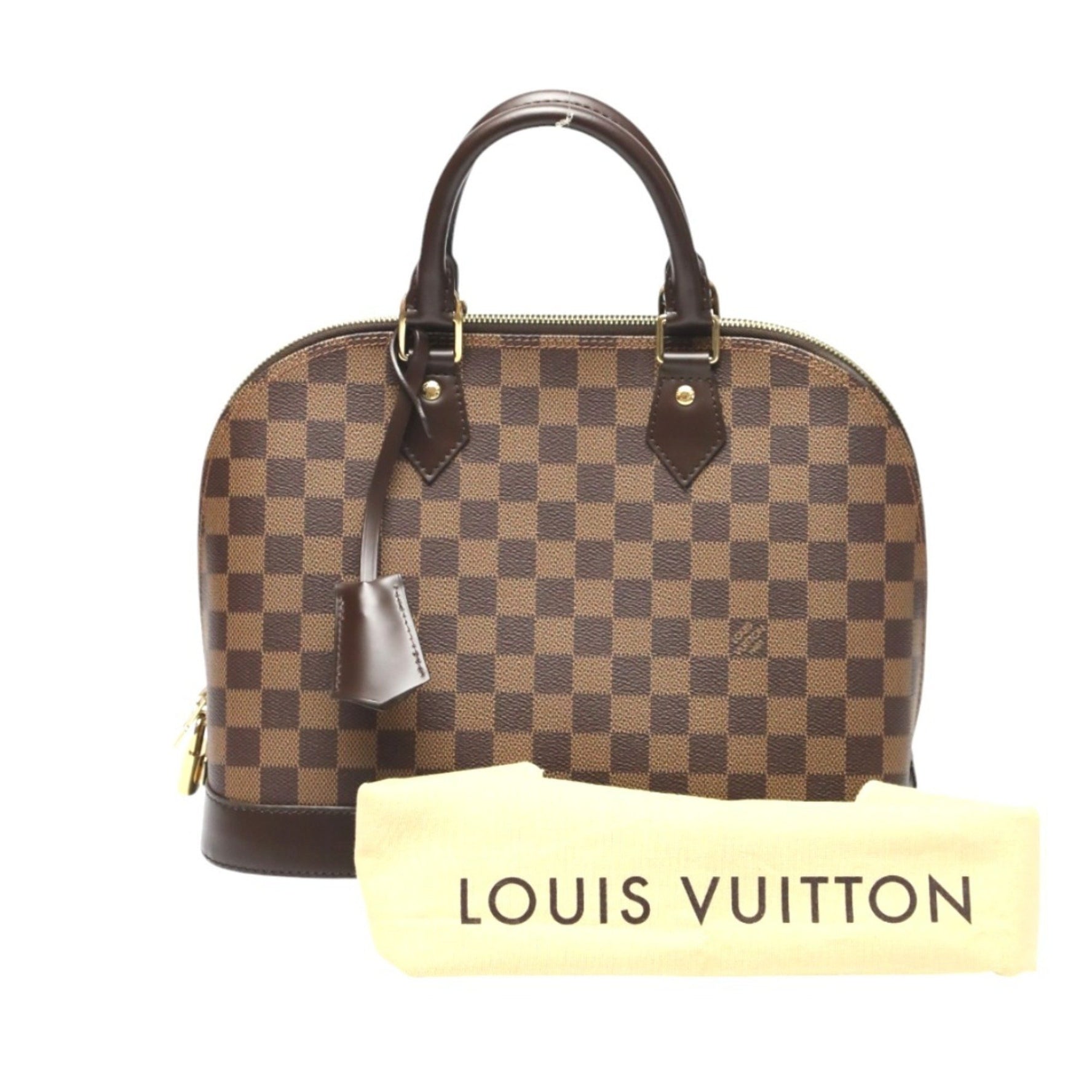 Louis Vuitton LOUIS VUITTON Handbag Damier Alma PM Canvas N53151 Brown LV
