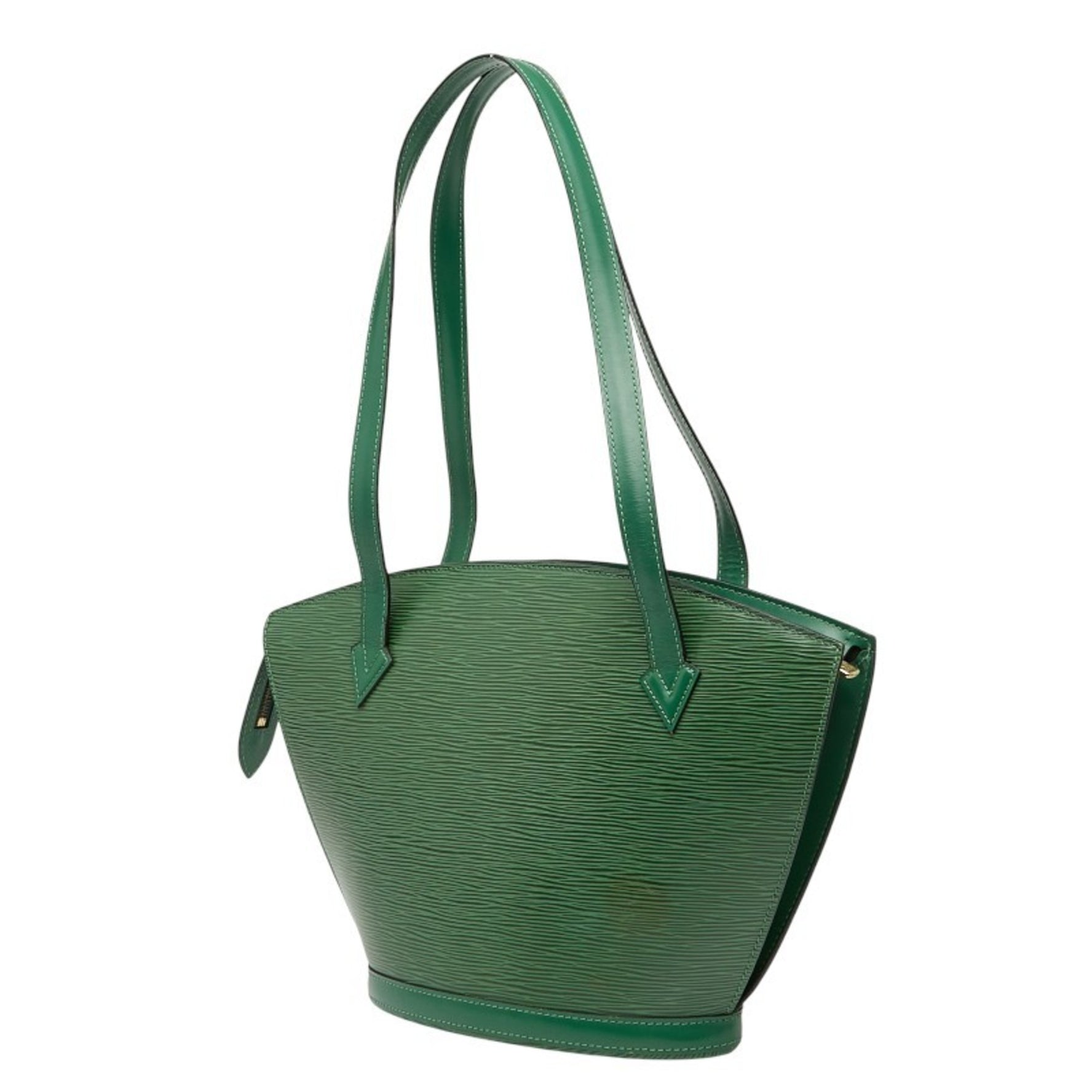 Louis Vuitton Epi Saint-Jacques Handbag/Shoulder Bag Borneo Green Leather LOUIS VUITTON