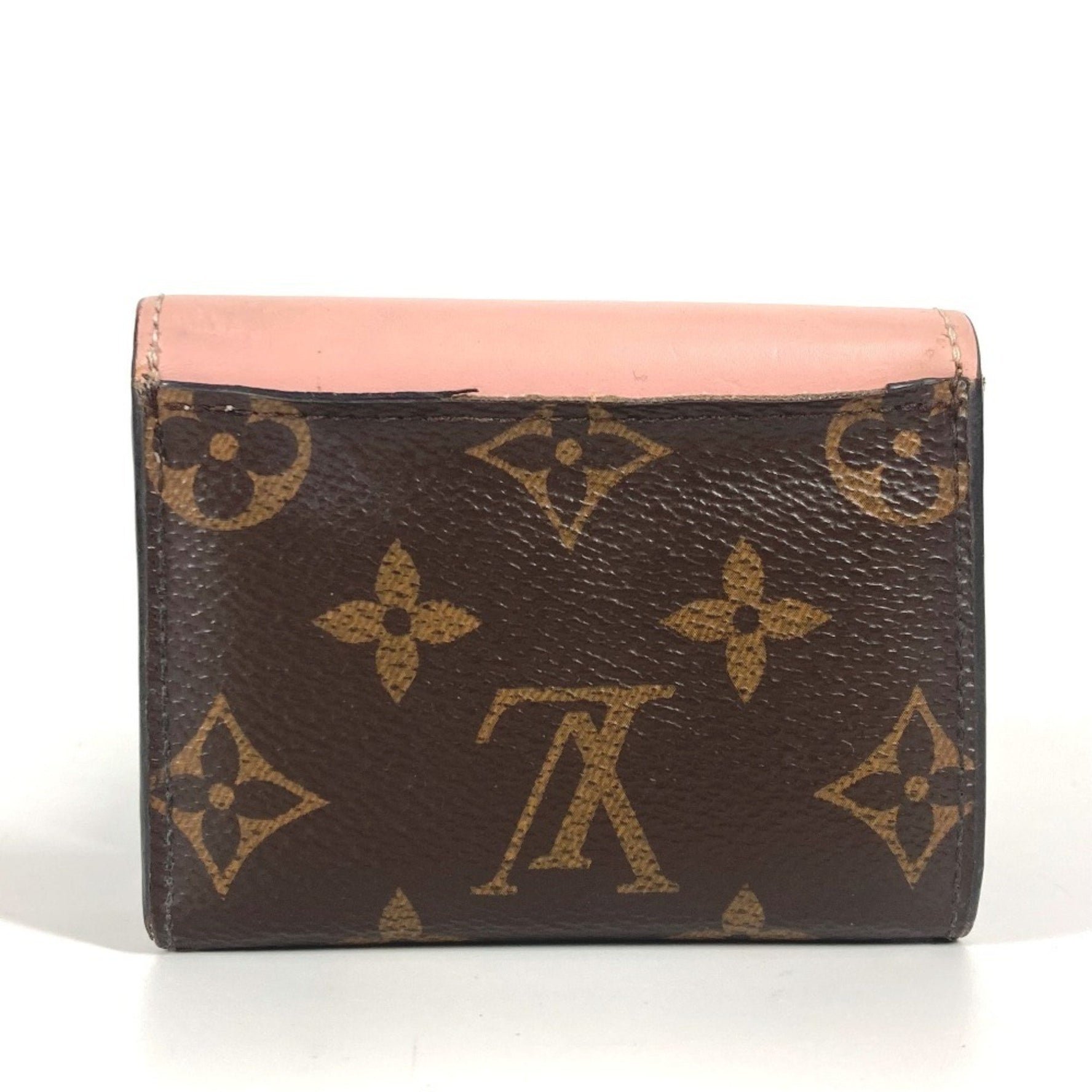 Louis Vuitton Monogram Portefeuille Zoe Compact Wallet Tri-fold Canvas Brown