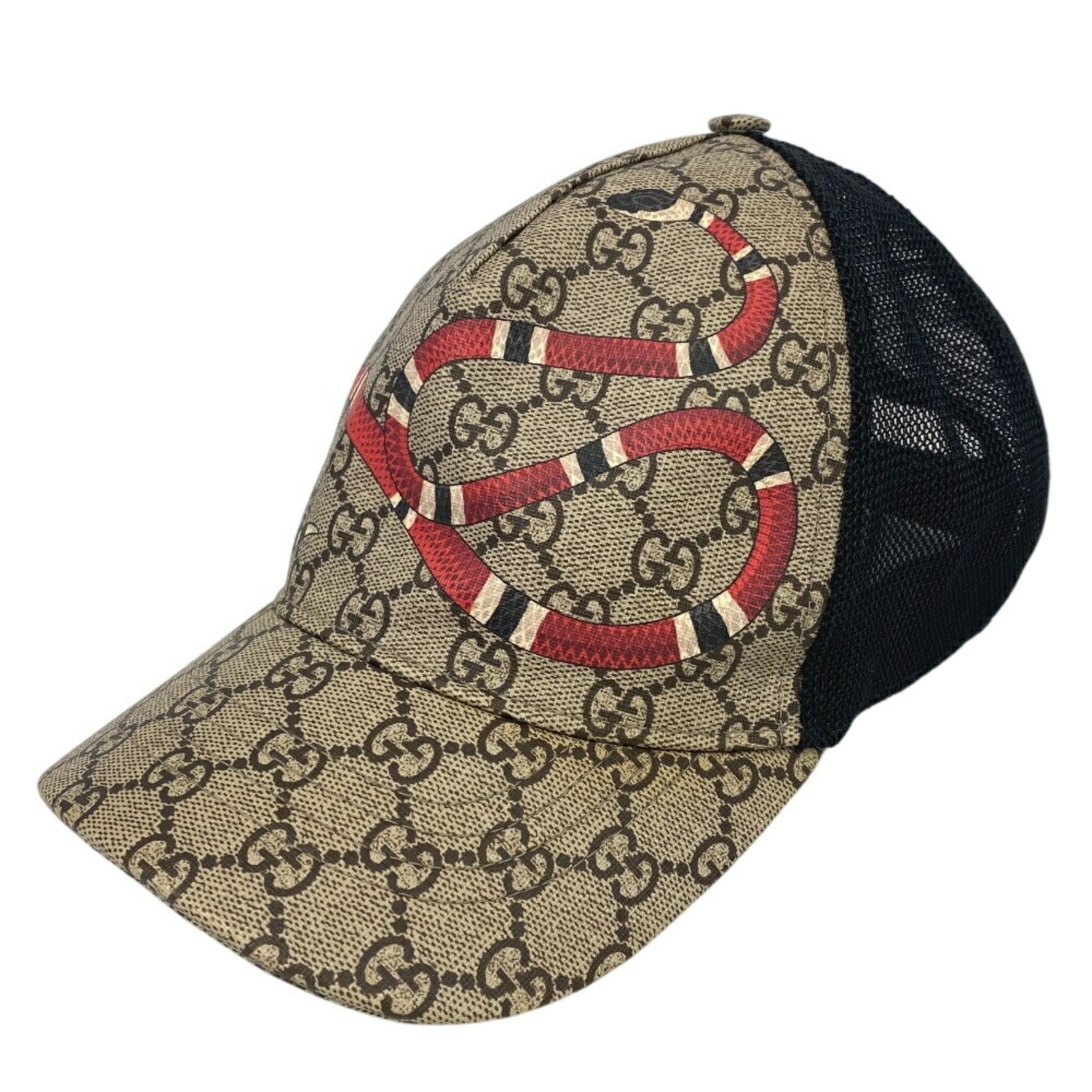 GUCCI GG Supreme Cap Beige Men's