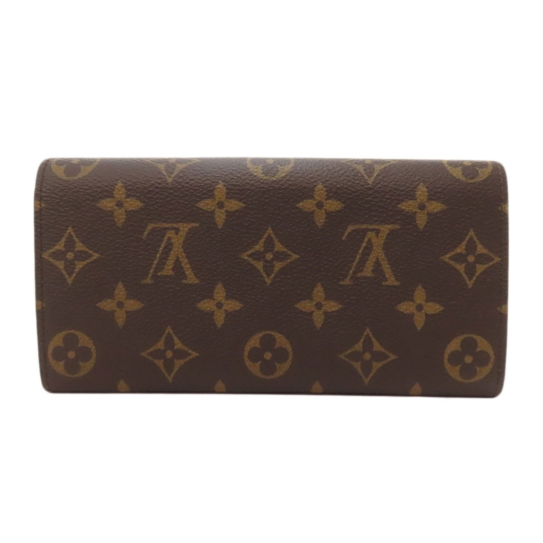 Louis Vuitton Portefeuille Emily Long Wallet Monogram Canvas LOUIS VUITTON