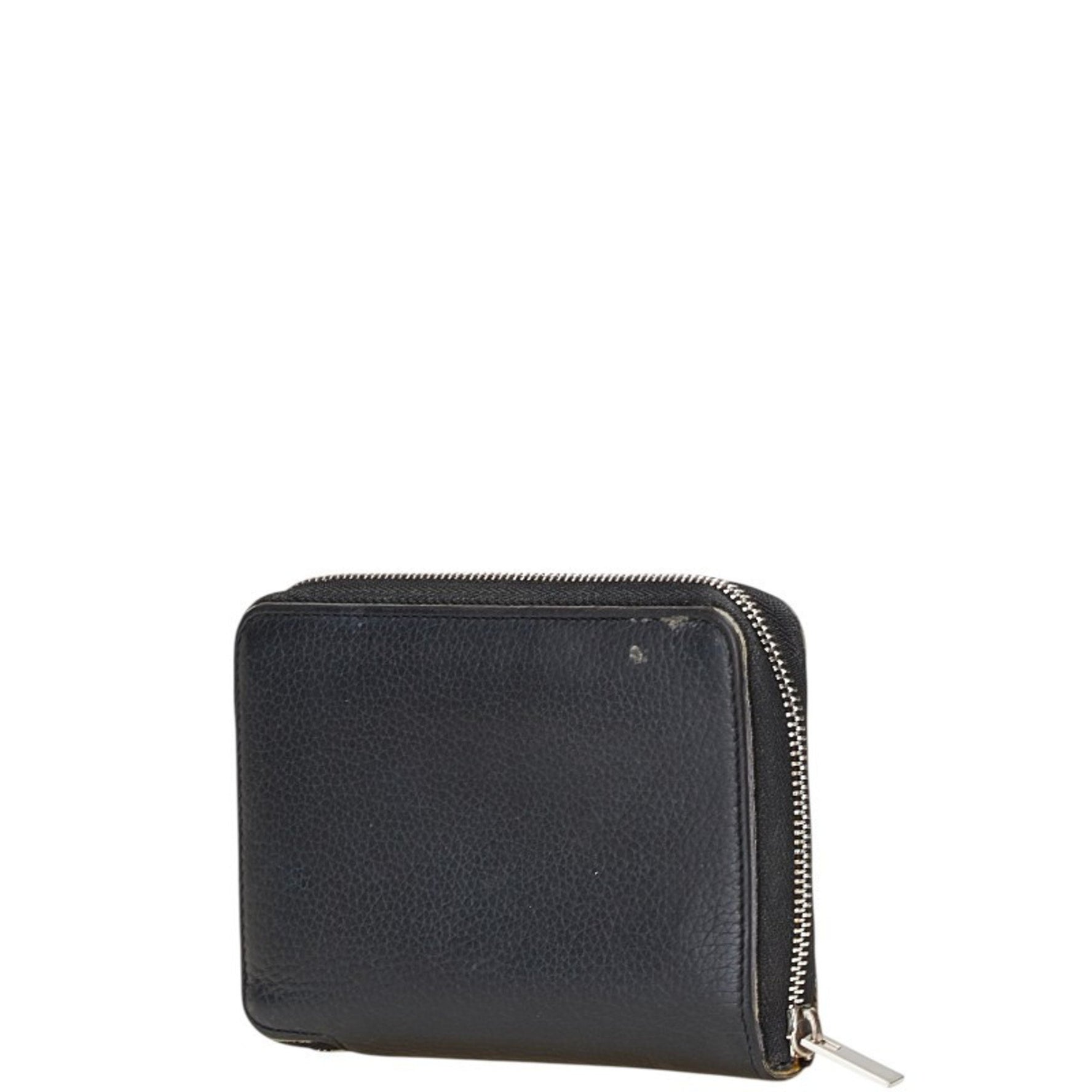 Celine bifold wallet in leather .