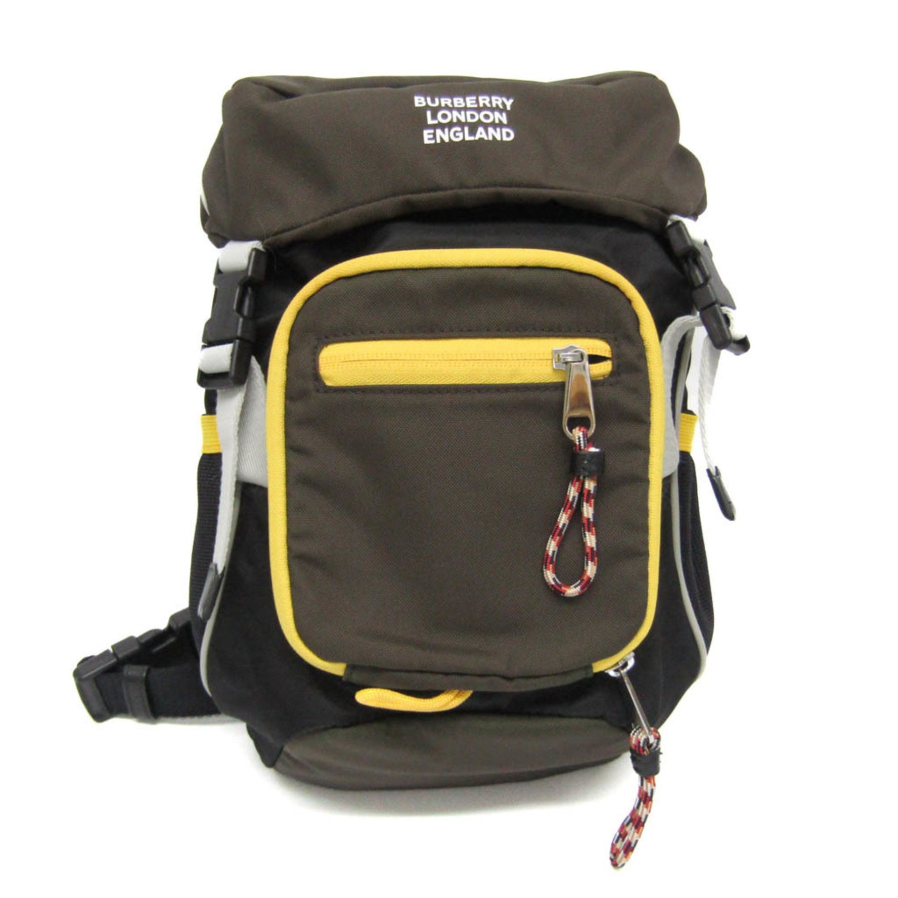 Burberry Leo Women,Men Leather,Nylon Shoulder Bag Black,Khaki,Yellow