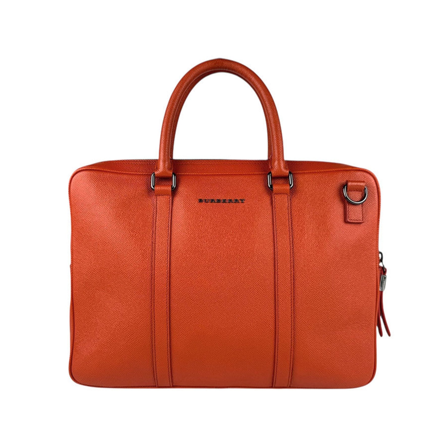 Burberry BURBERRY Handbag Shoulder Bag Leather Orange Men's z5028