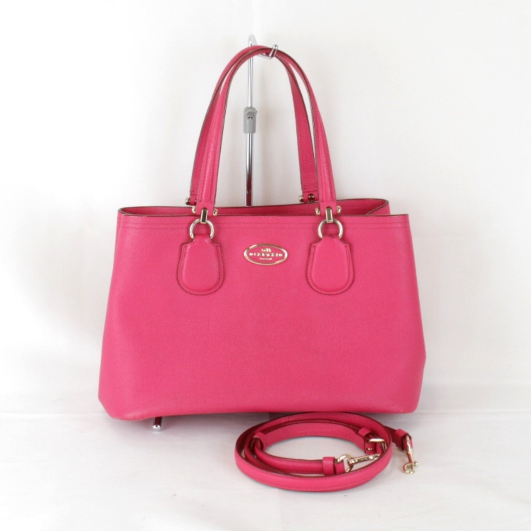 COACH Shoulder Bag Leather