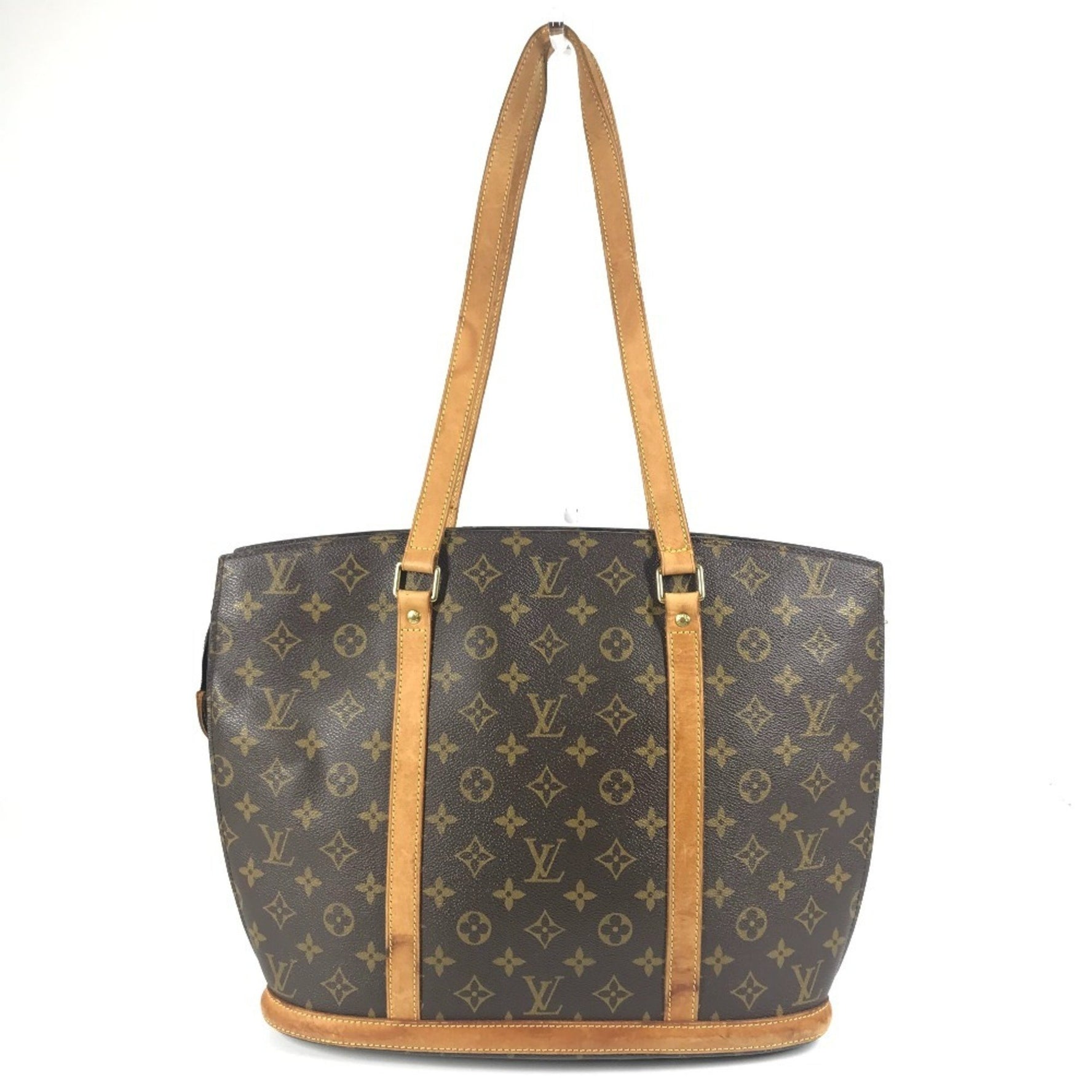 LOUIS VUITTON Monogram Babylon Tote Bag, Shoulder Canvas, Men's/Women's