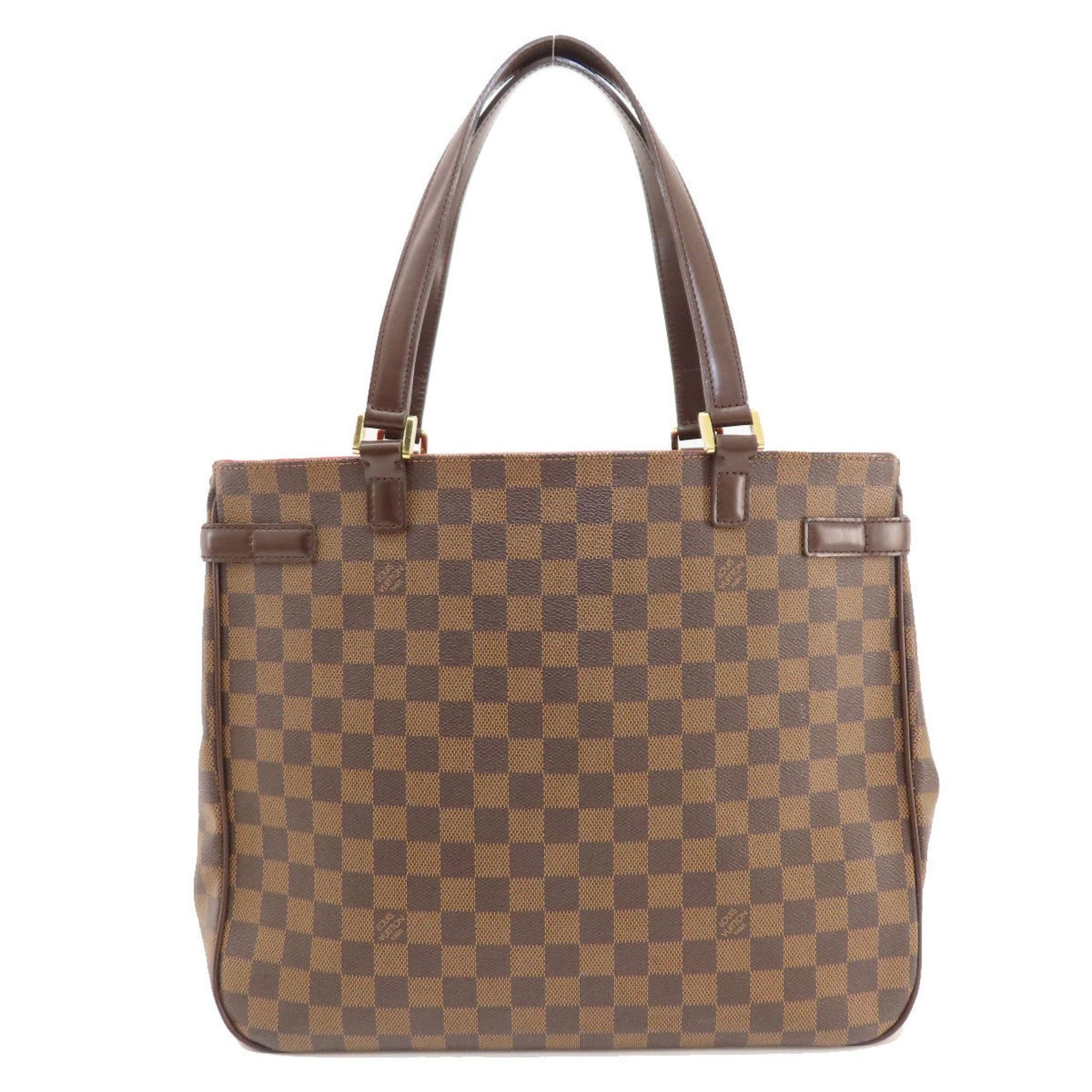 Louis Vuitton Uzes Damier Ebene Tote Bag Canvas