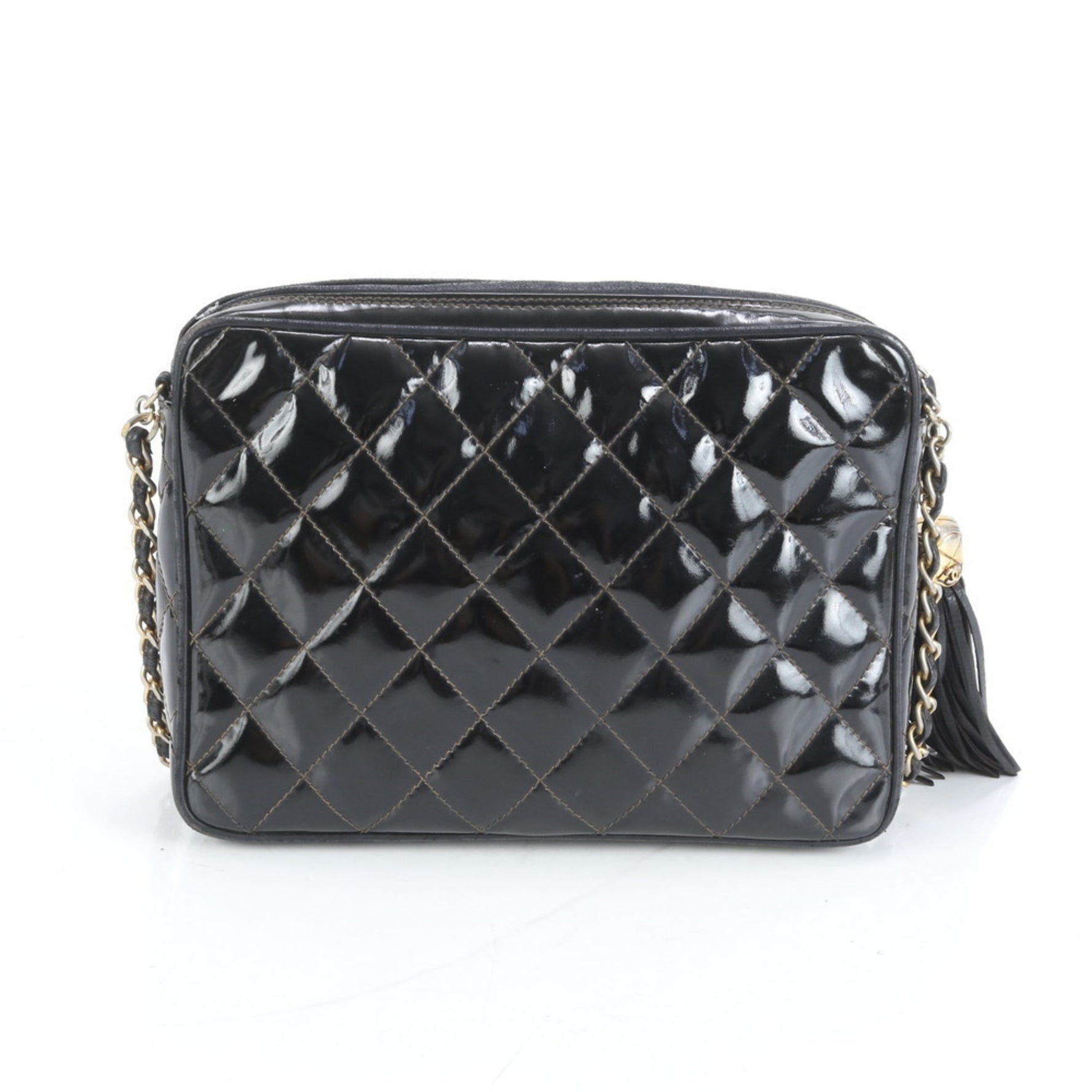 Chanel Matelassé Leather Tassel Shoulder Bag/Hand Tote Bag with Serial Seal