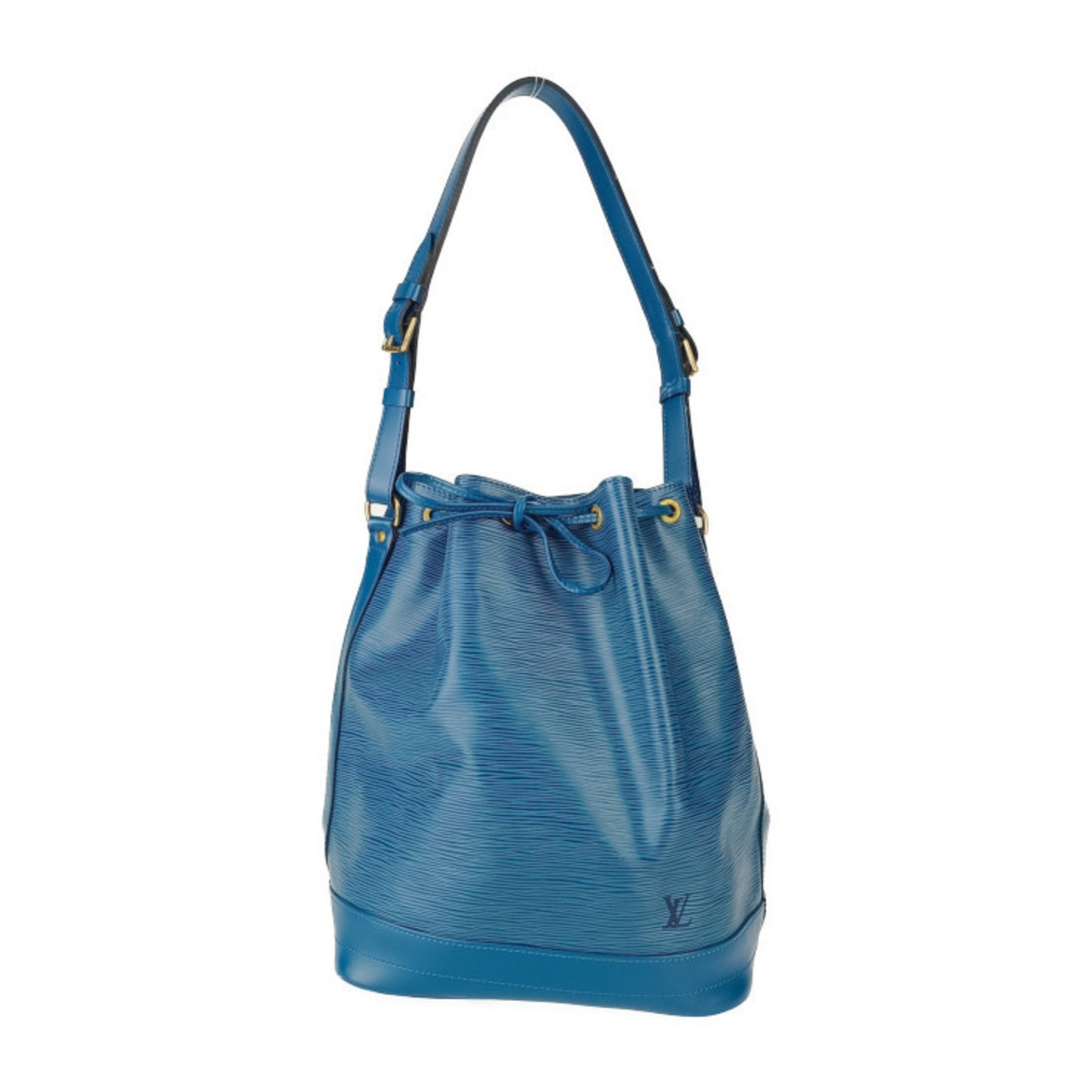 Louis Vuitton Noe Shoulder Bag Toledo Blue Epi Leather Women's