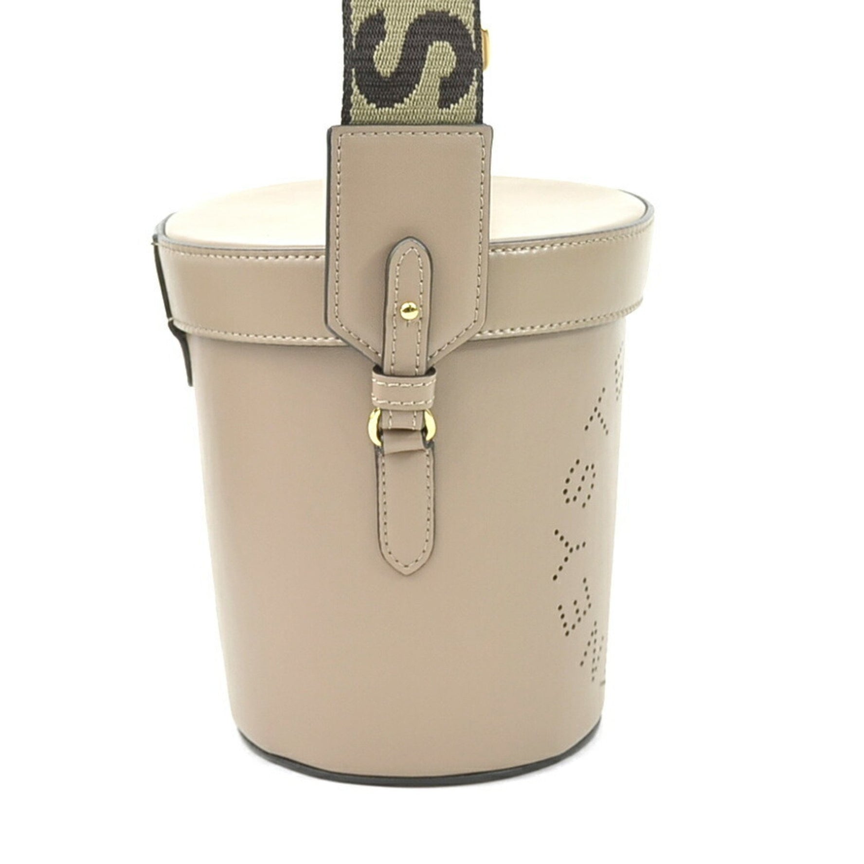 Stella McCartney Crossbody Shoulder Bag Synthetic Leather Greige