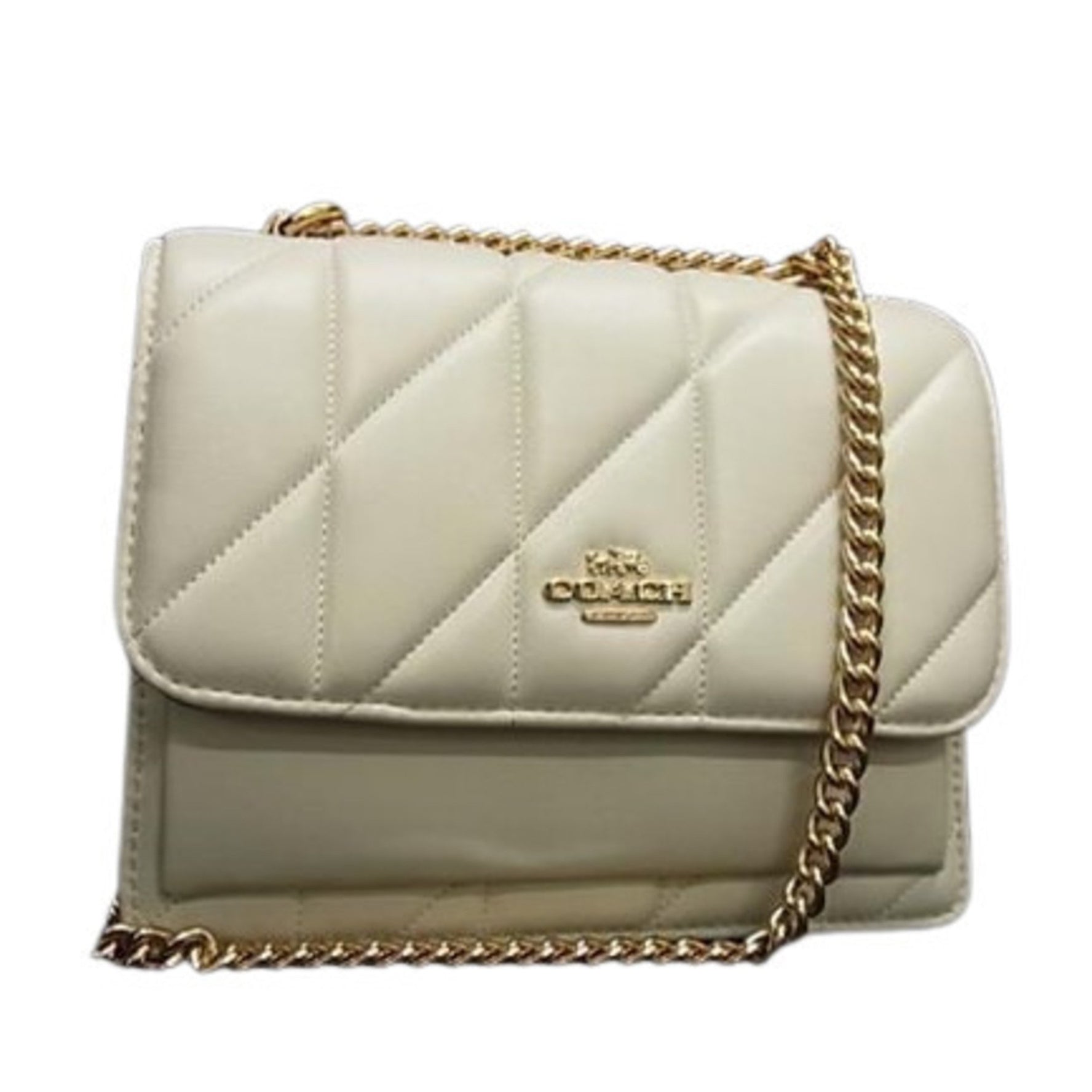 COACH Mini Quilted Crossbody Bag, Leather