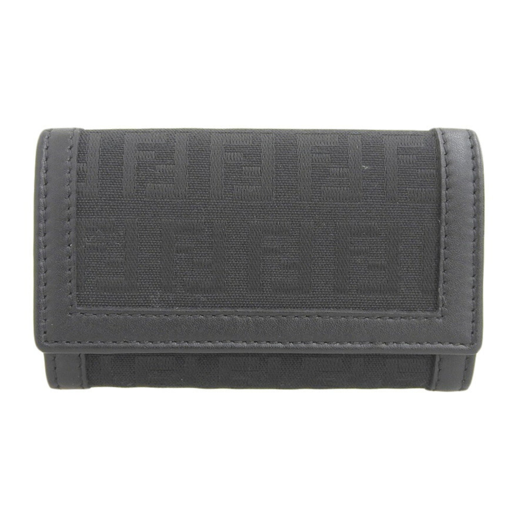 FENDI Zucca pattern key case for 6 keys holder FF