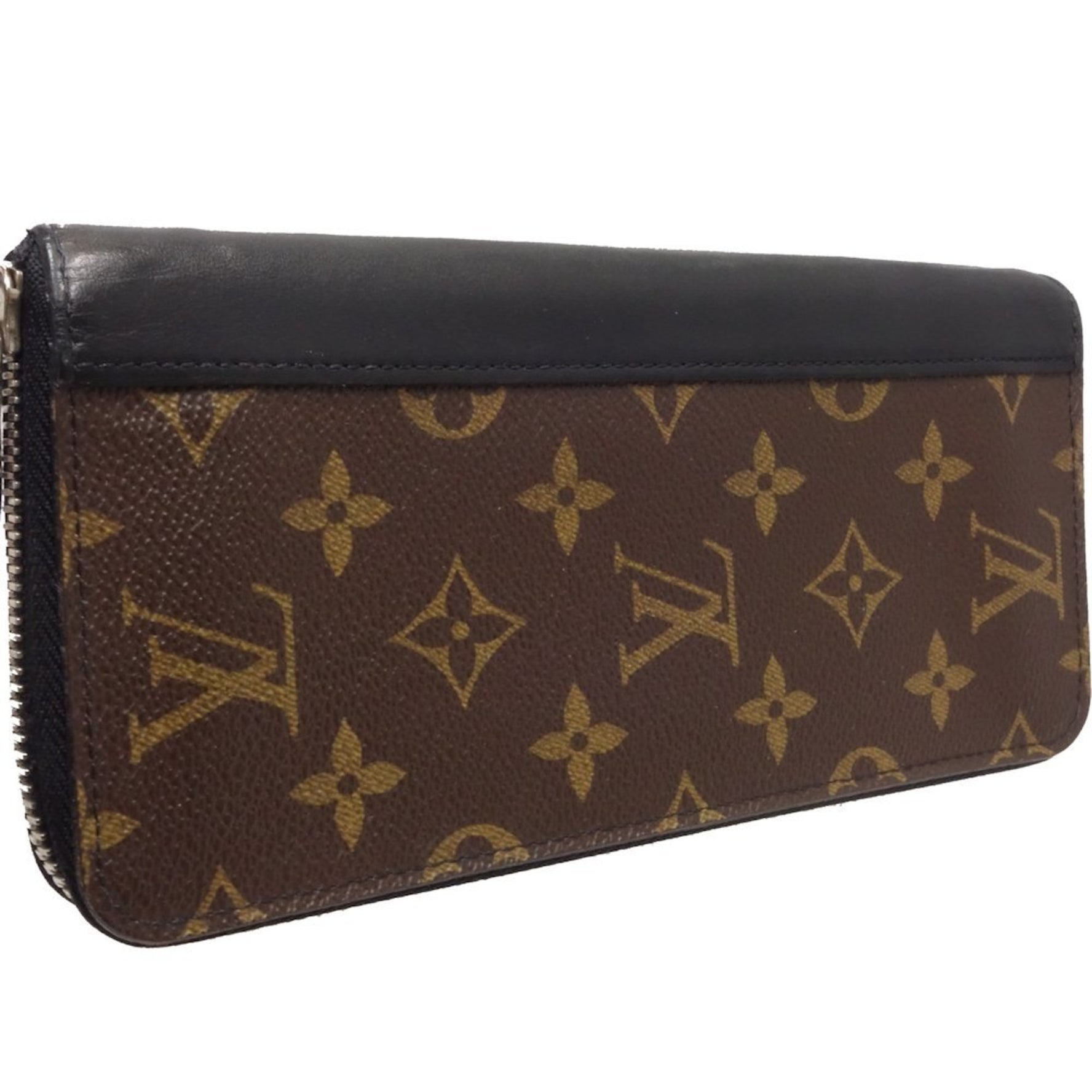 Louis Vuitton Zippy Wallet Vertical Long Brown Black