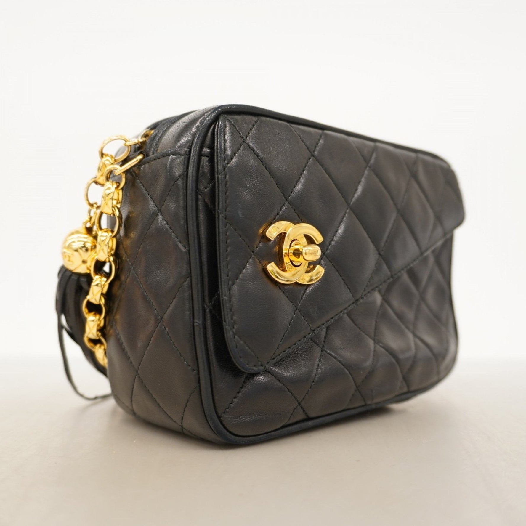 Chanel Shoulder Bag with Matelasse Chain, Lambskin