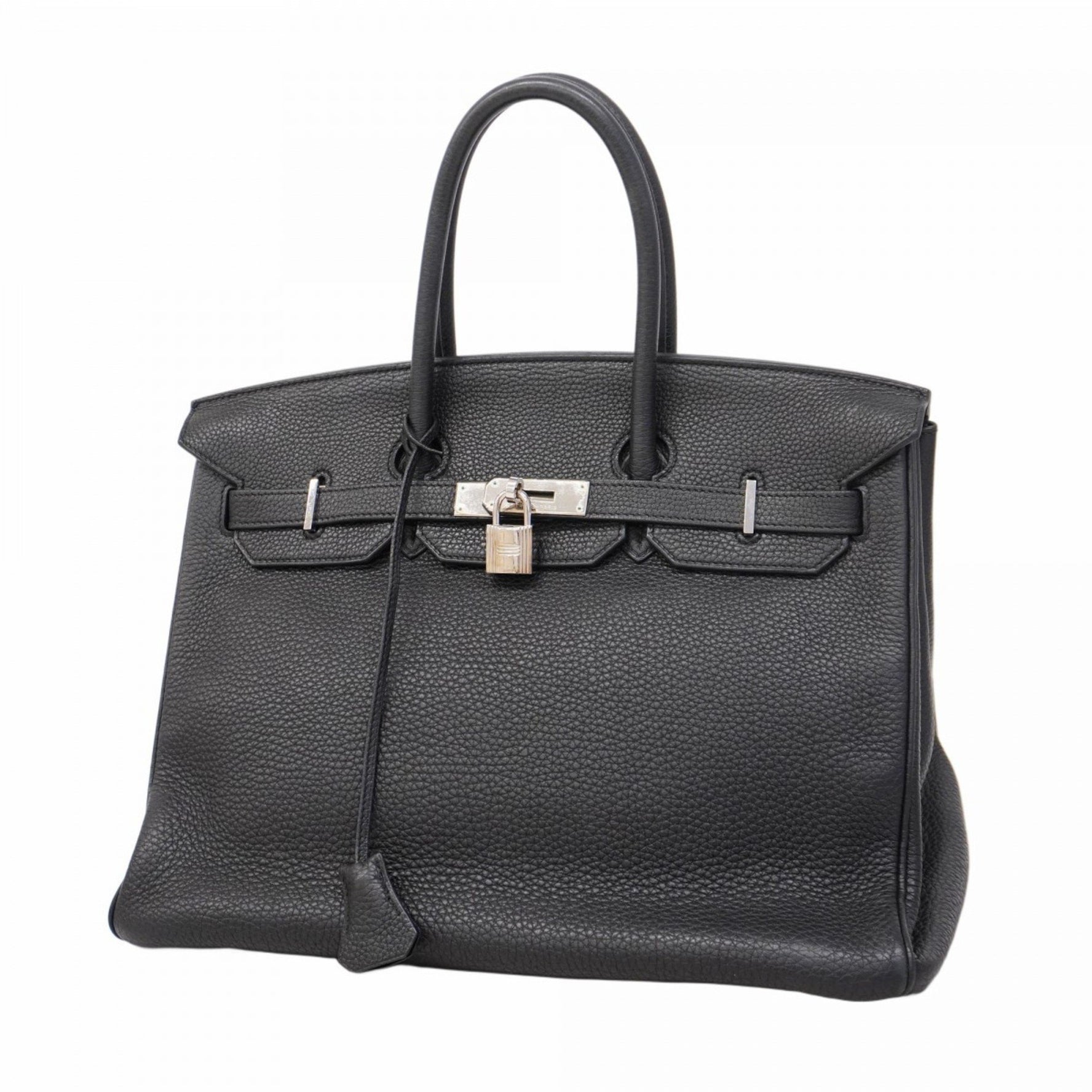 Hermes Birkin 35 Togo Black Handbag for Women, N Stamp