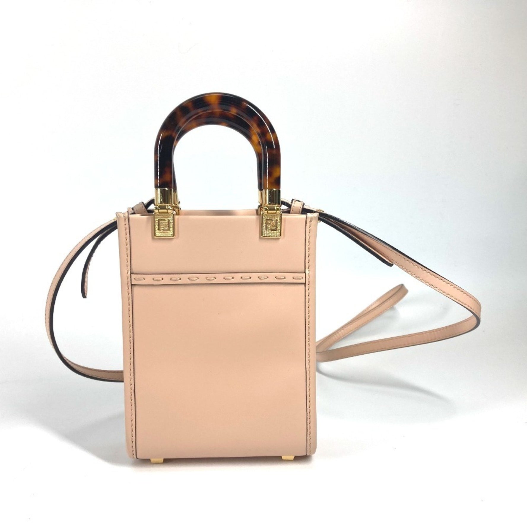 FENDI Sunshine Shopper Small Shoulder Bag/Handbag, Leather