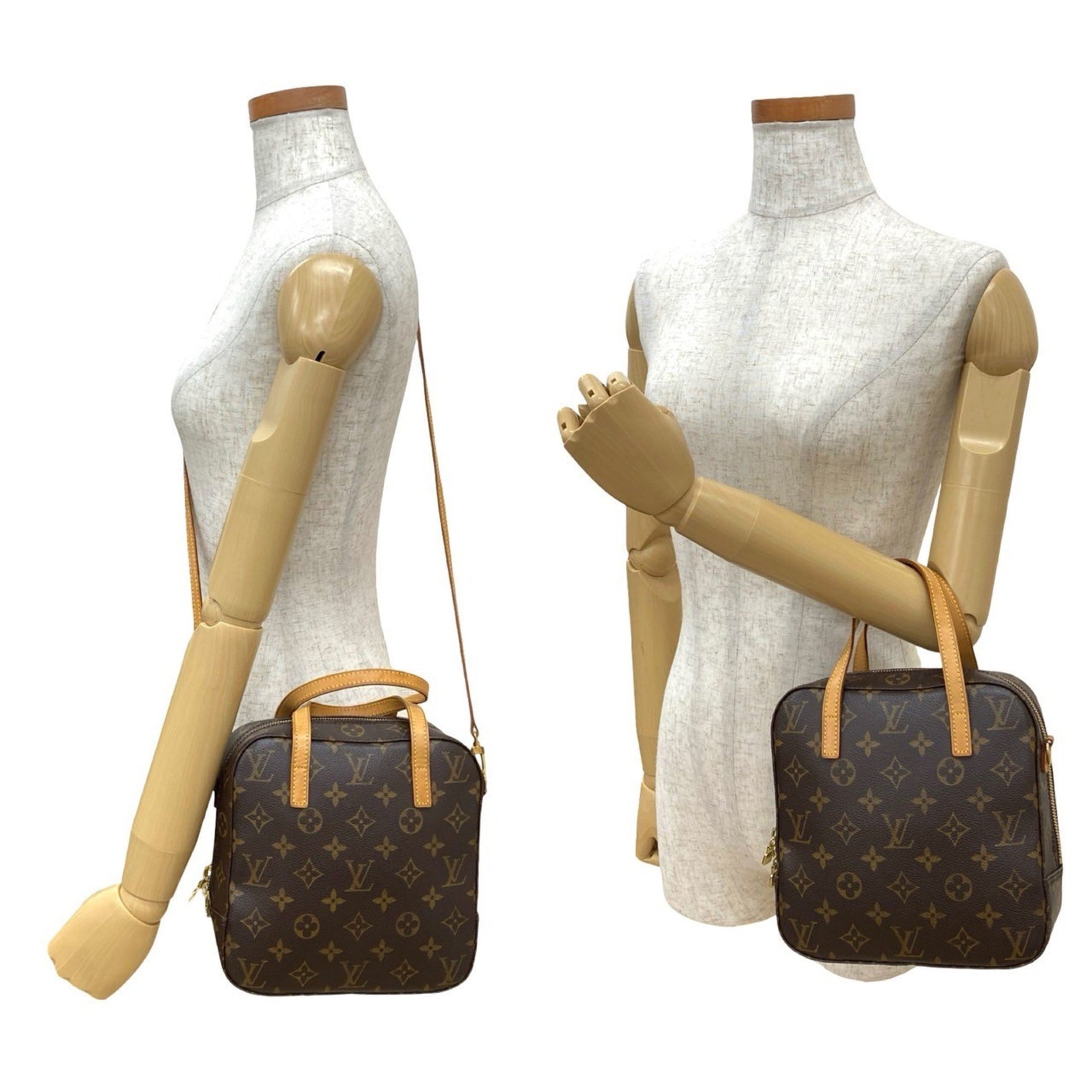 LOUIS VUITTON Spontini Leather Mini Handbag/Shoulder Bag