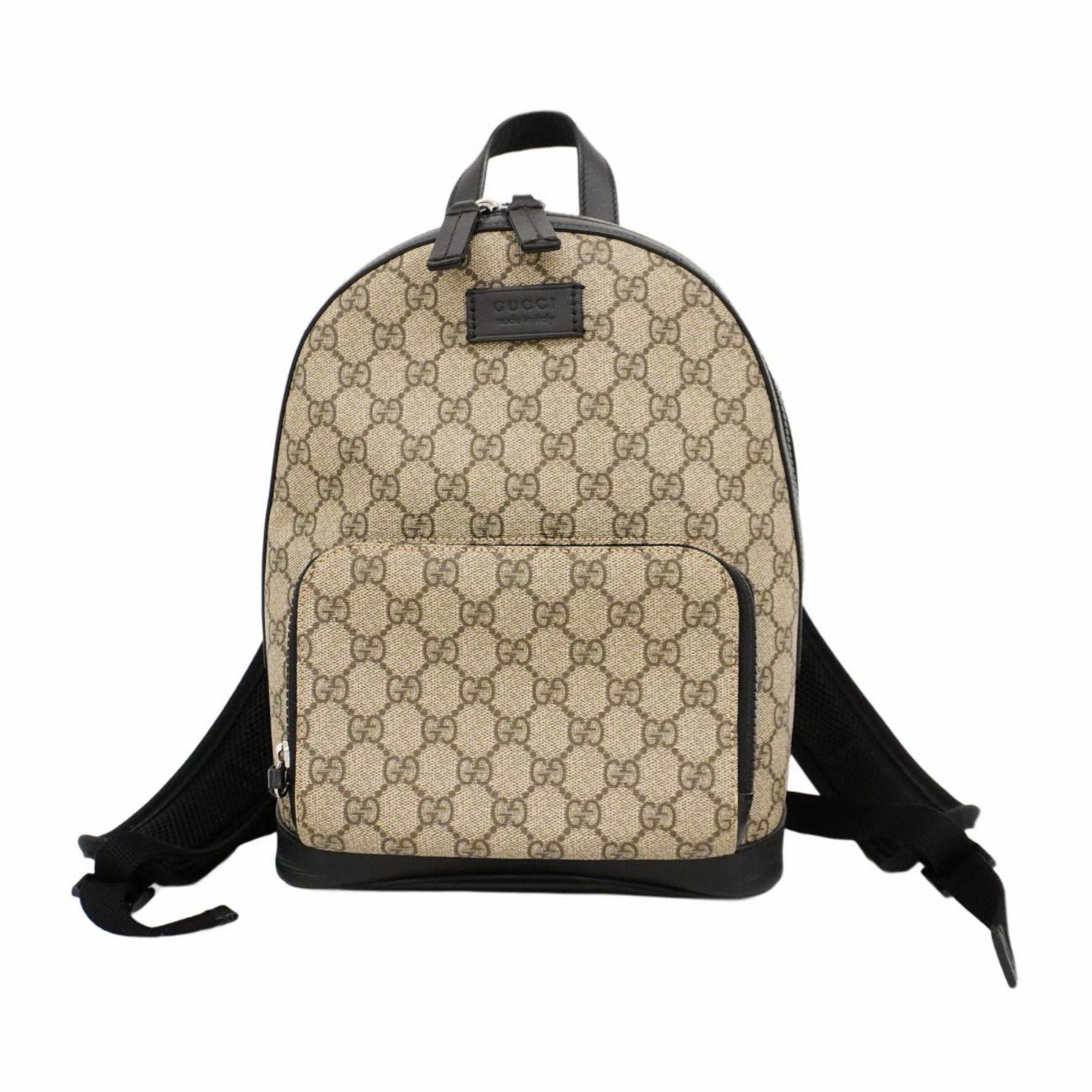 Gucci GG Supreme Backpack/Daypack Brown/Black Women's P1126586