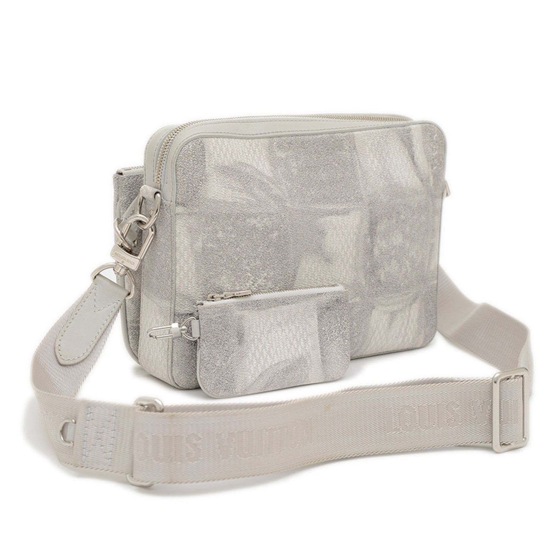 Louis Vuitton Damier Salt Trio Messenger Shoulder Bag