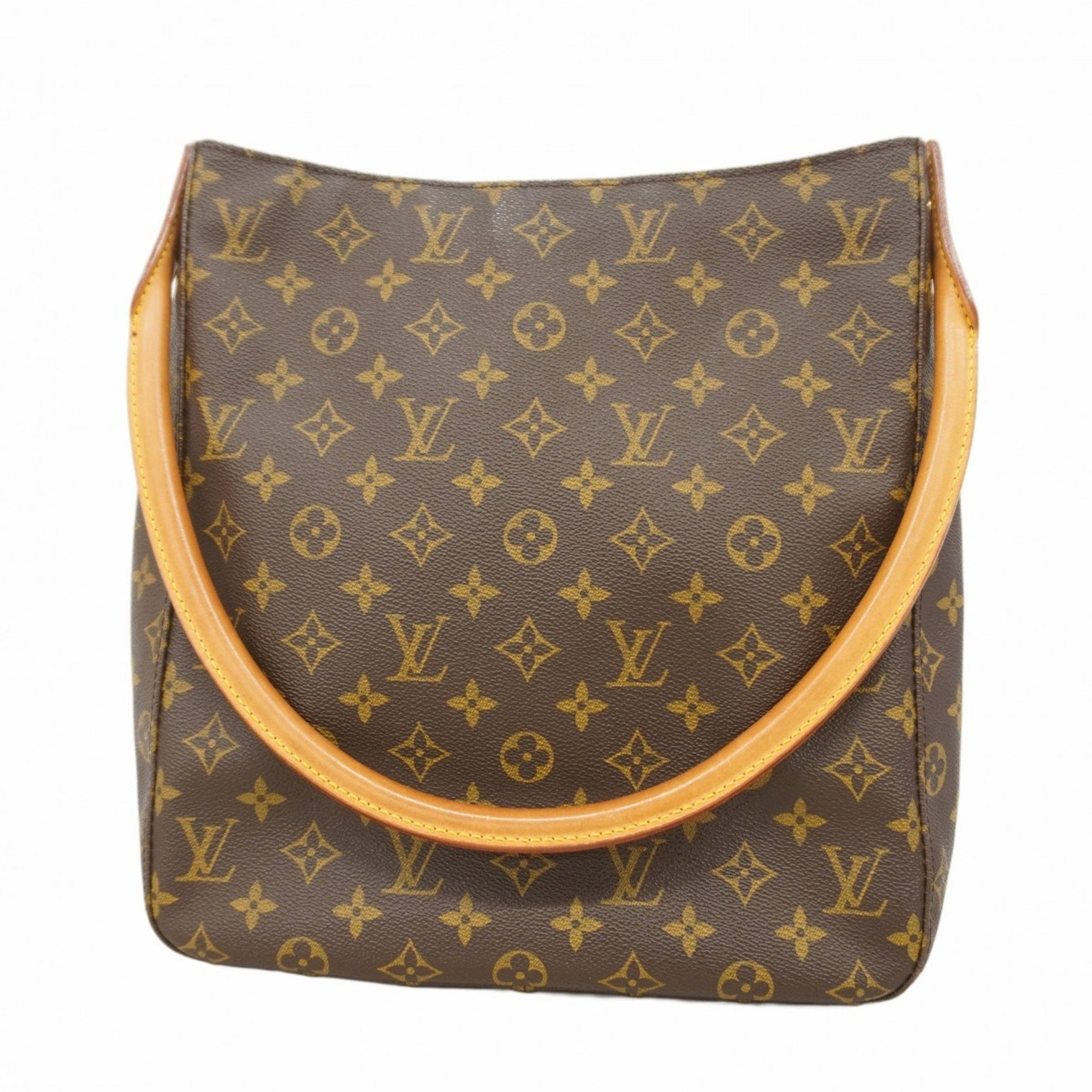 Louis Vuitton Monogram Looping GM Shoulder Bag M51145 Brown Women's