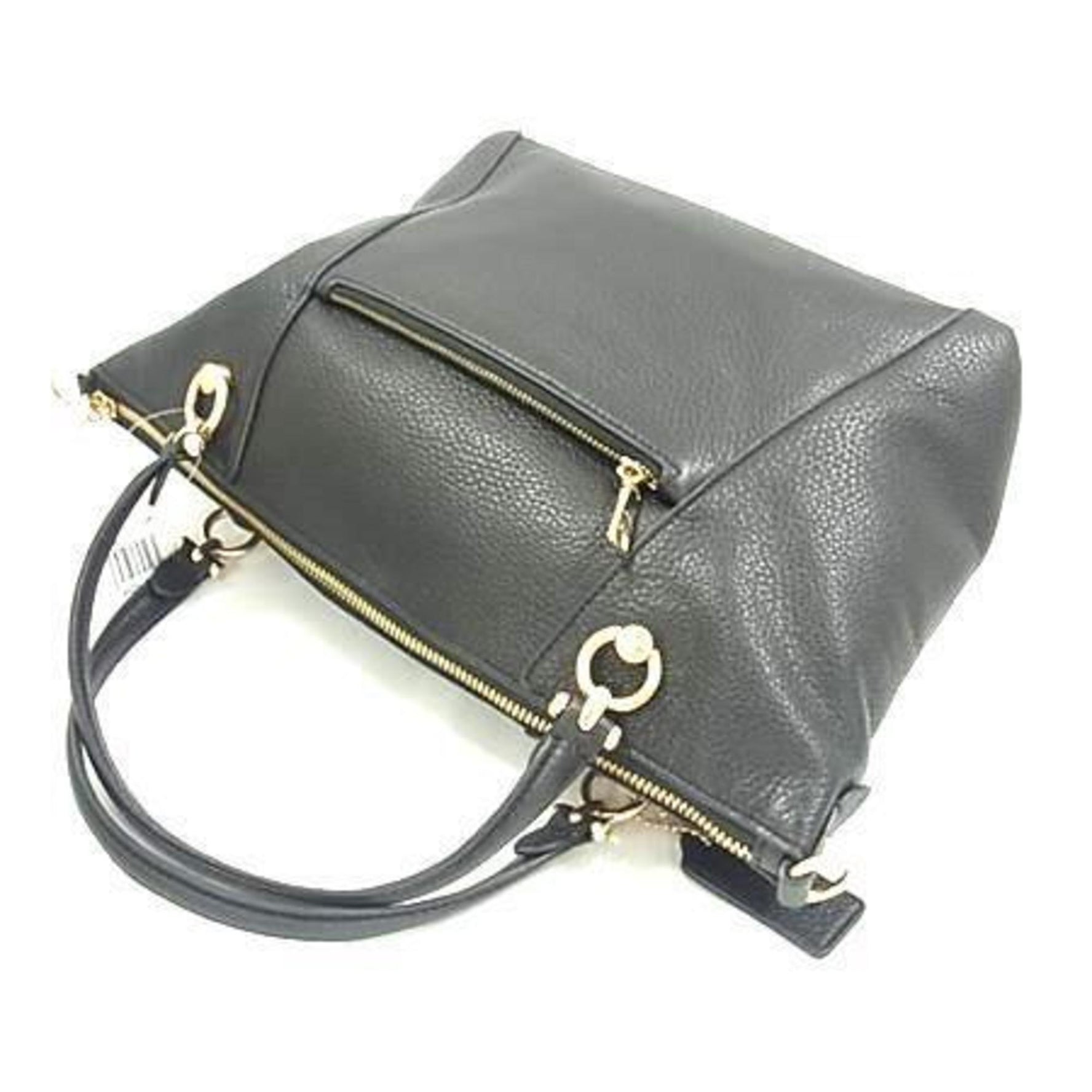 COACH Casey Satchel Leather Shoulder Bag
