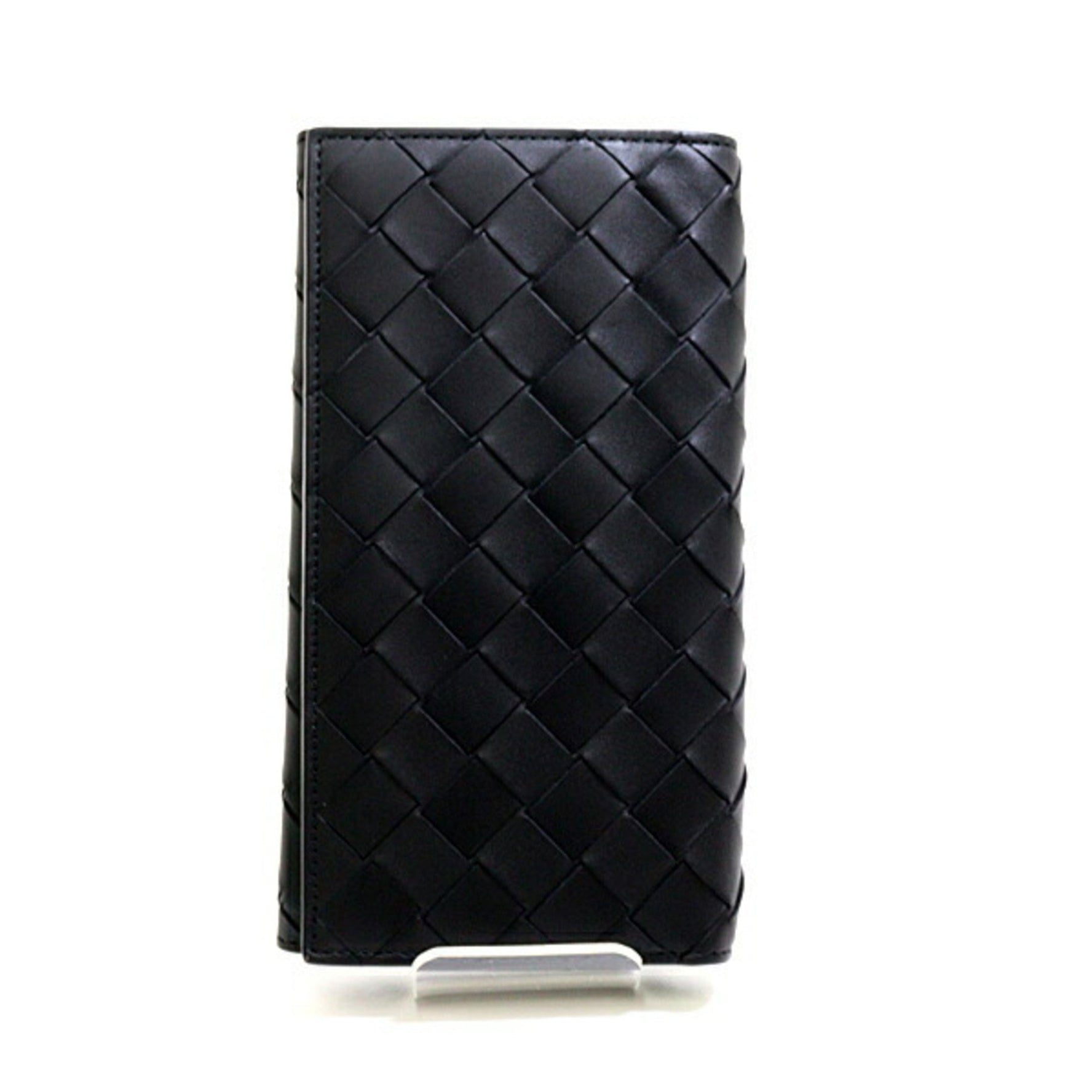 BOTTEGA VENETA Intrecciato Long Wallet Black
