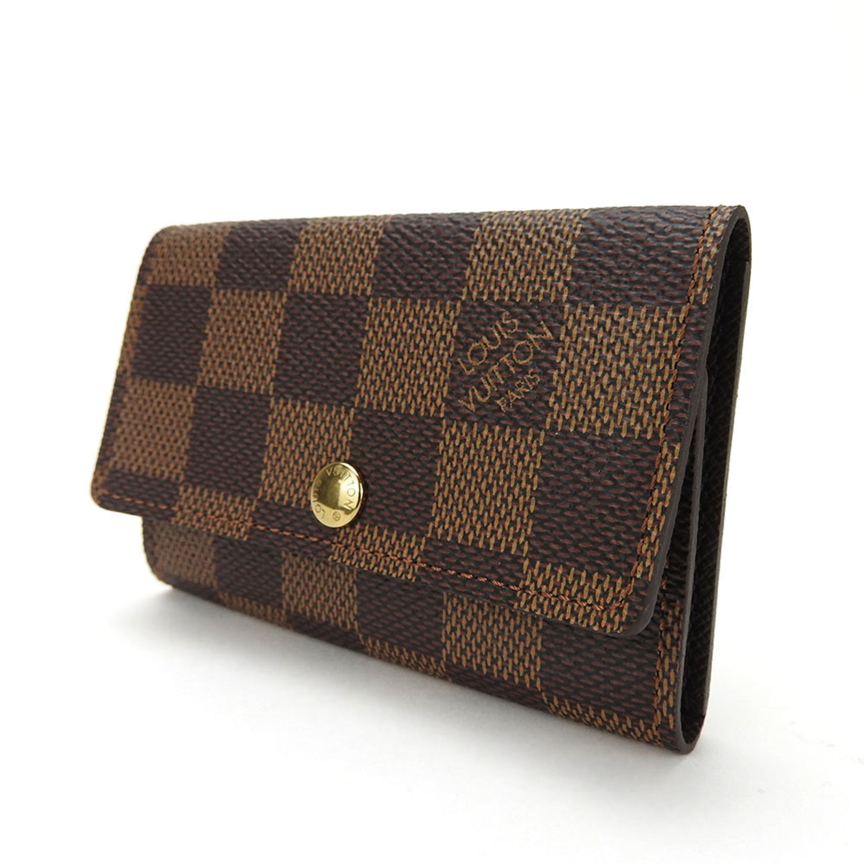 Louis Vuitton Key Case 6 Series Multicle Damier Accessories Men Women Unisex LOUISVUITTON LV key cas ebrown