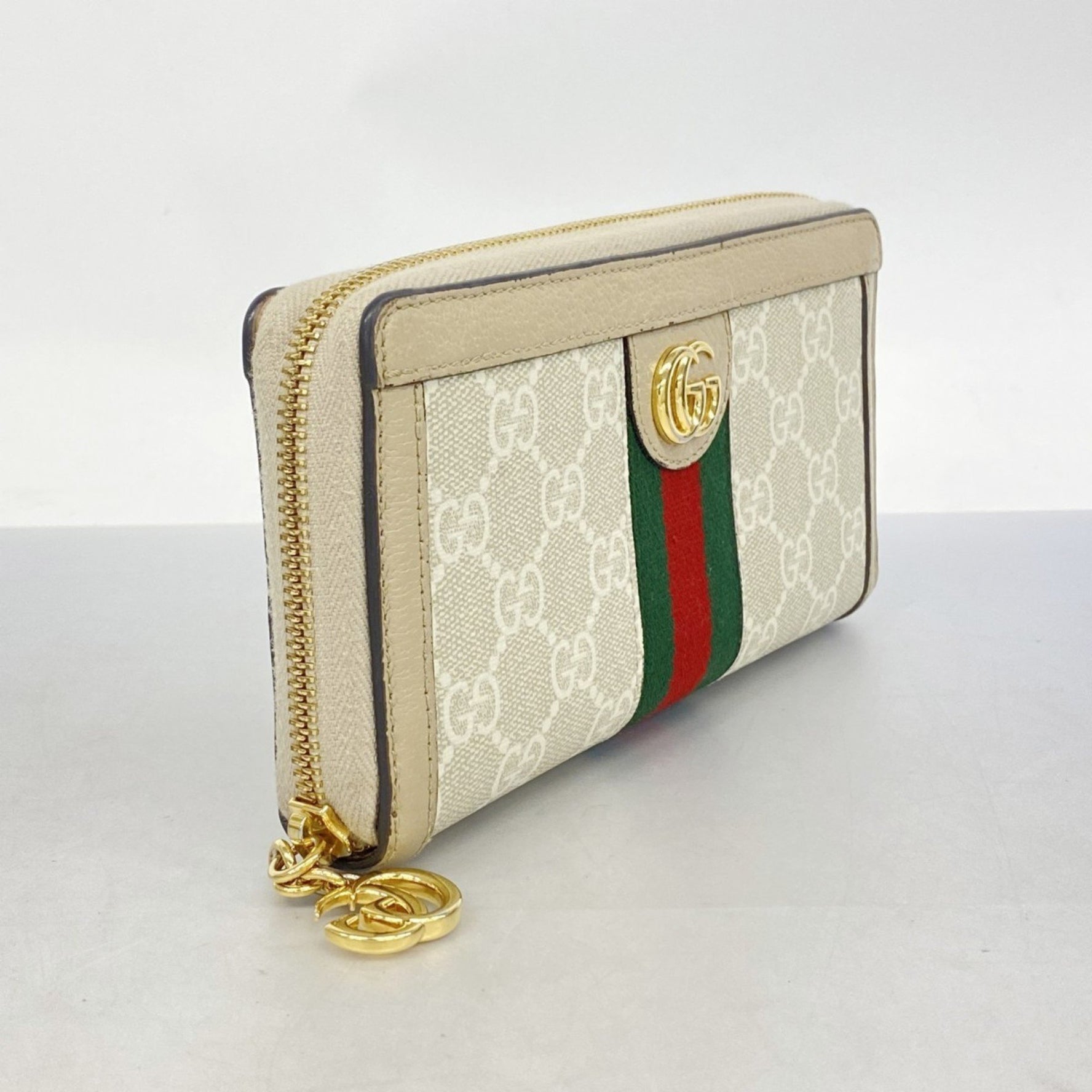 Gucci Ophidia Long Wallet Beige Women's