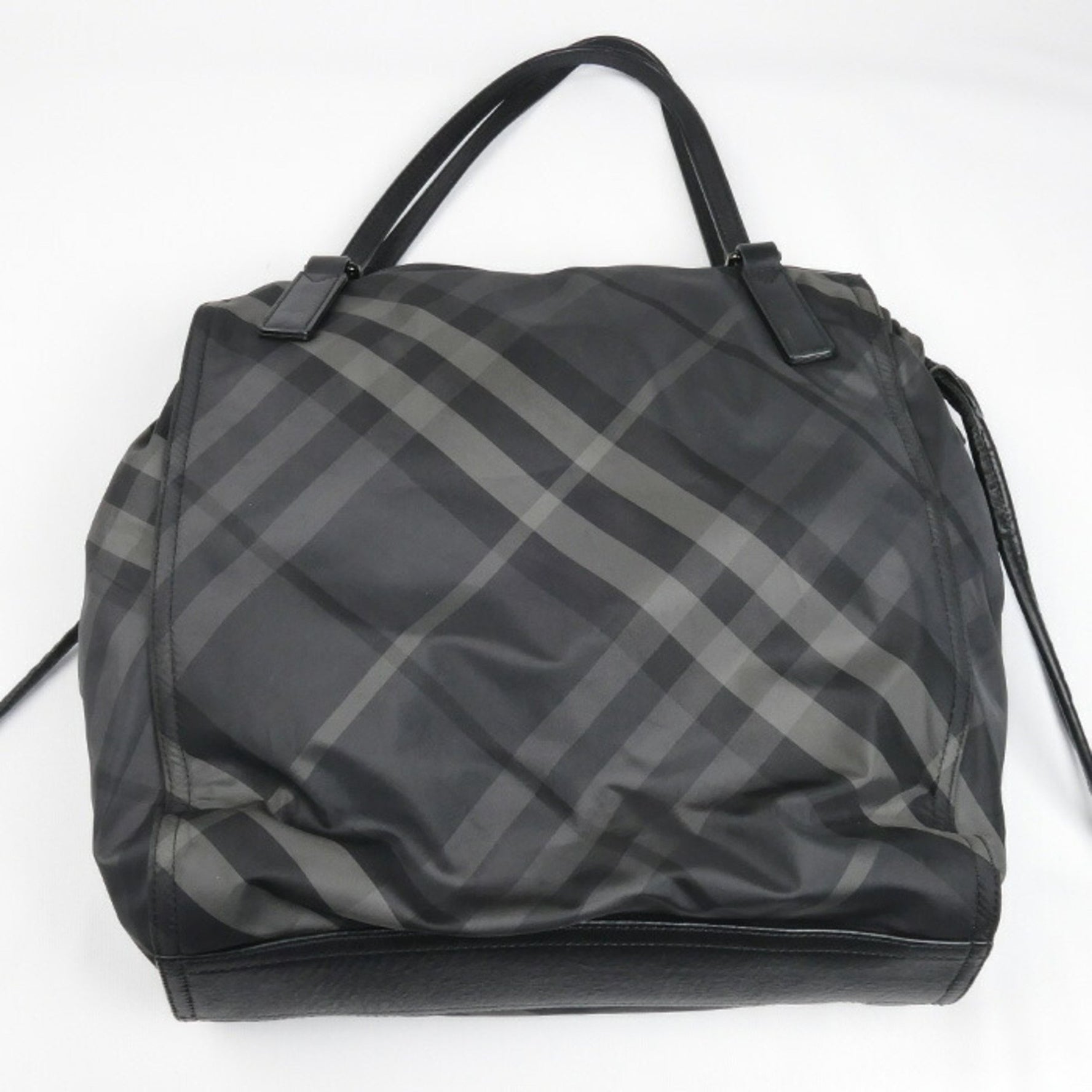 BURBERRY Nova Check Tote Bag, Unisex