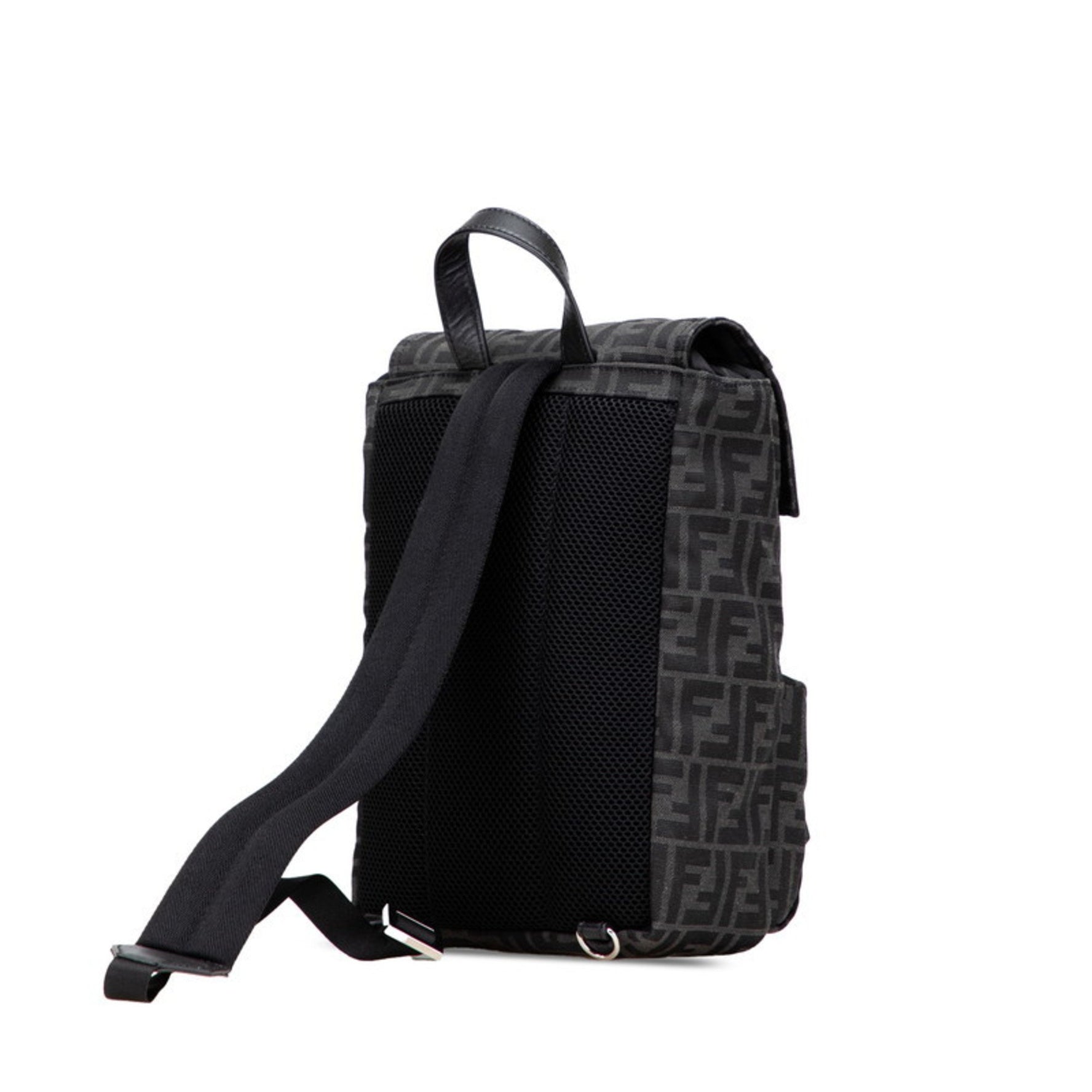Fendi Zucca Body Bag Canvas and Leather
