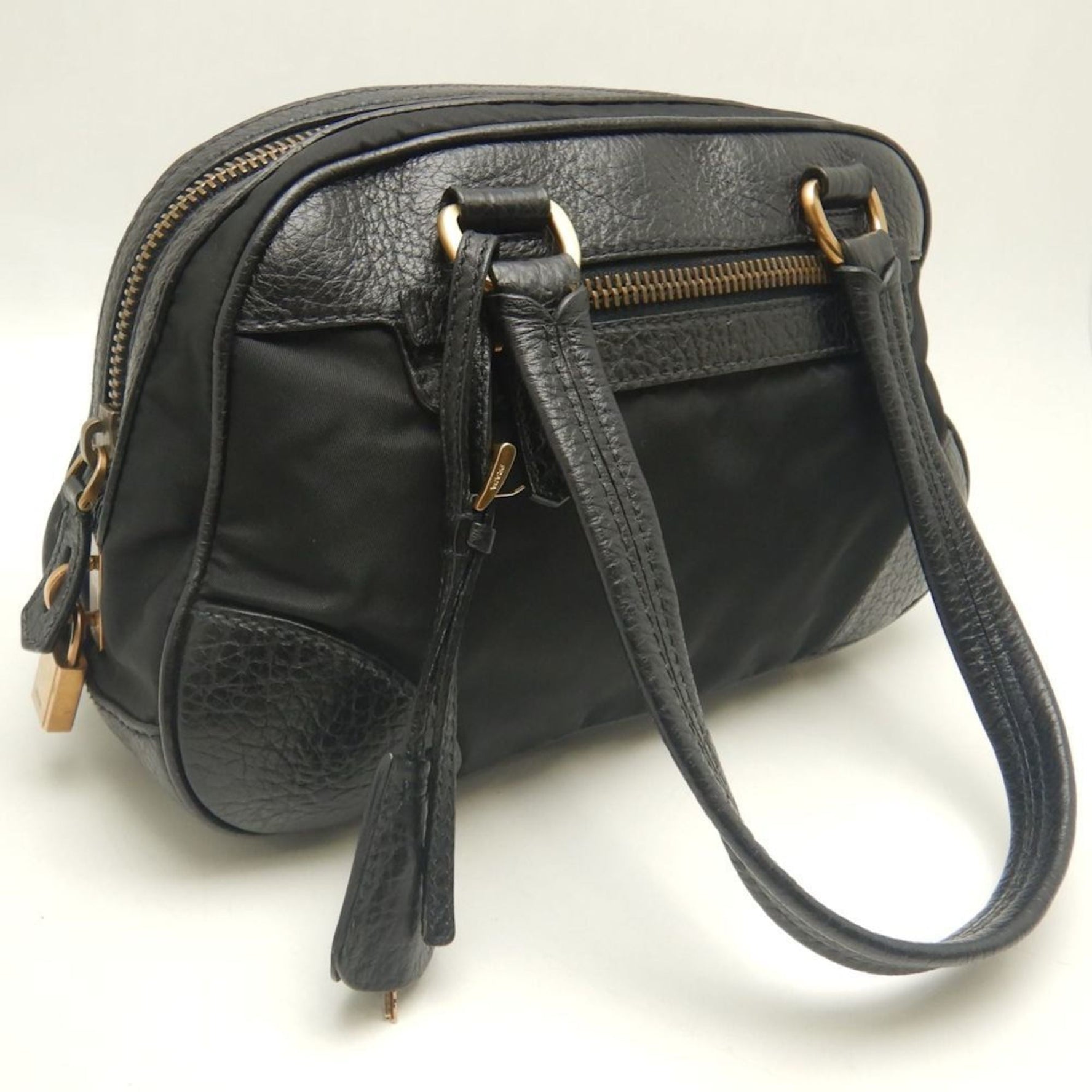 PRADA Tote Bag in Nylon and Leather