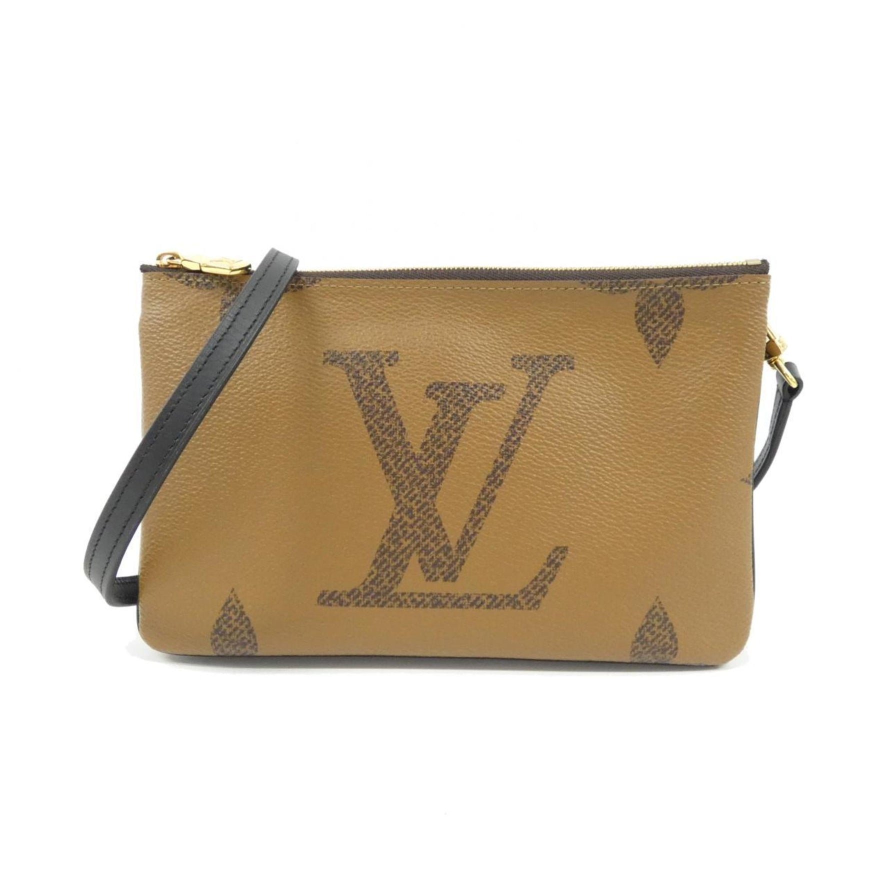 Louis Vuitton Monogram Giant Pochette Double Zip Shoulder Bag