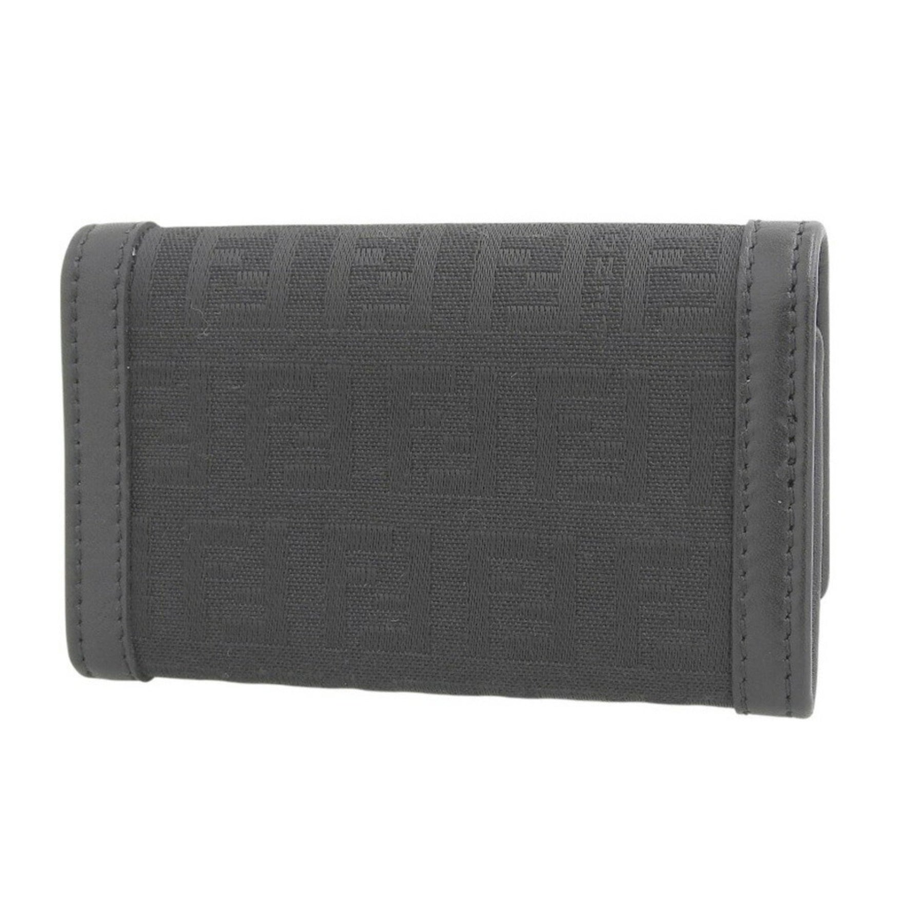 FENDI Zucca pattern key case for 6 keys holder FF