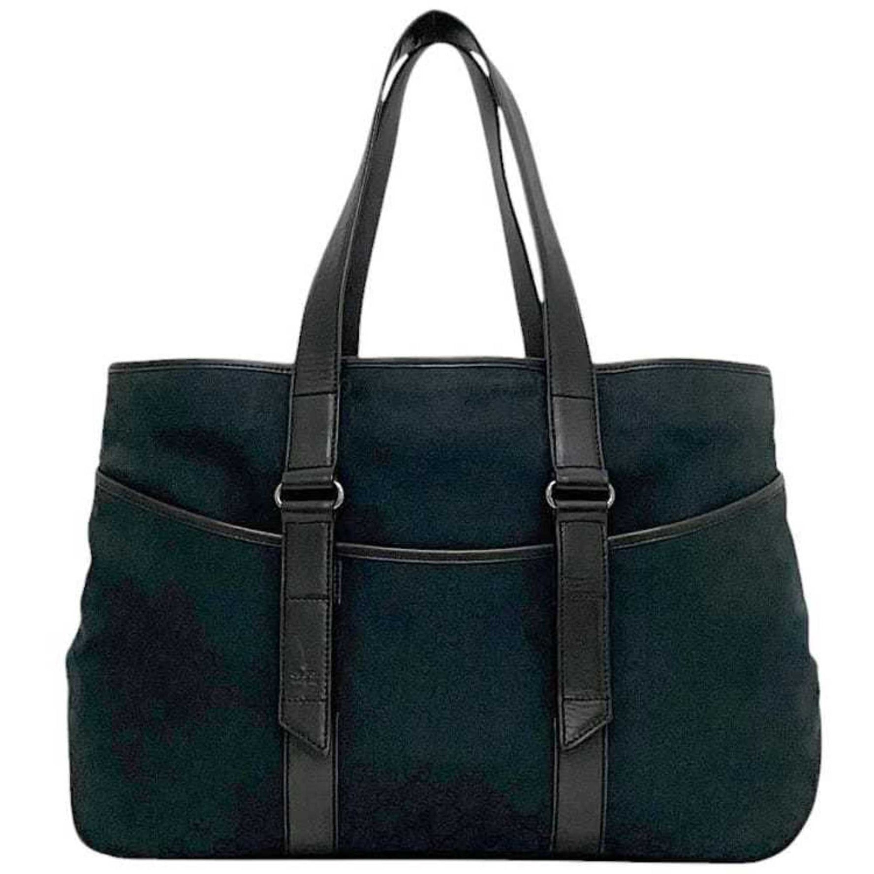 Gucci Tote Bag Canvas Leather 001998 GG Handbag