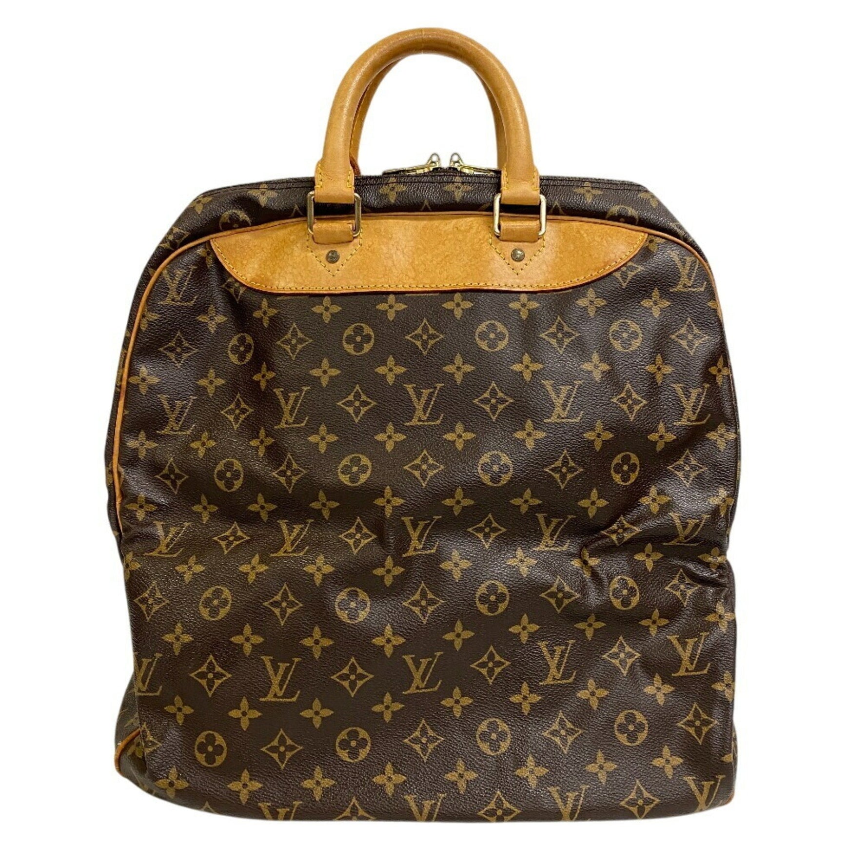 LOUIS VUITTON M41443 Evasion Boston Bag Monogram Handbag Women's Brown Unisex