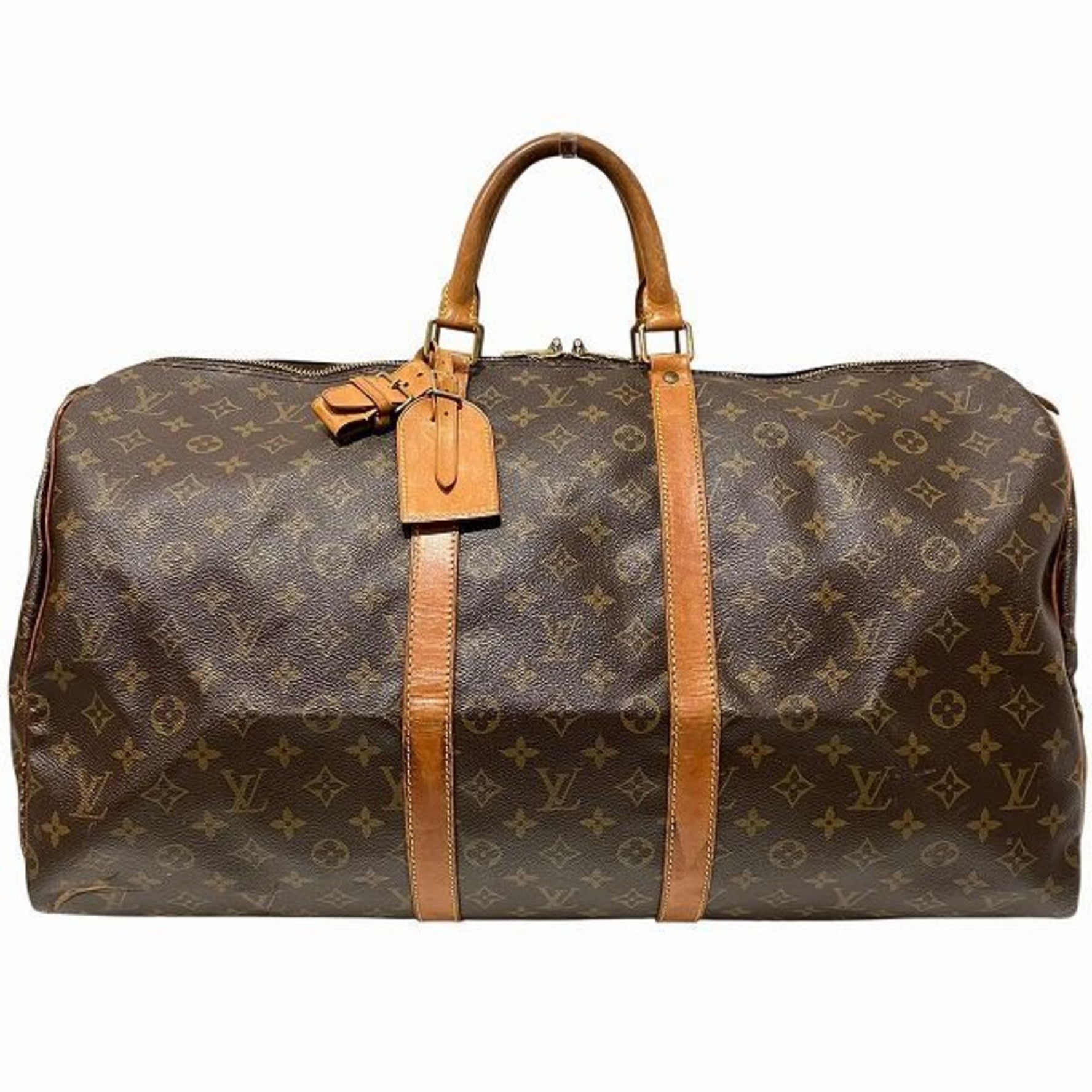 Louis Vuitton Monogram Keepall 55 M41424 Boston Bag for Men and Women