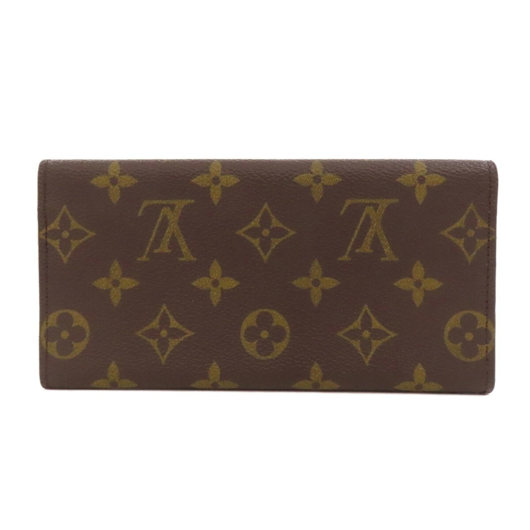 Louis Vuitton Porte Carte Credit Long Wallet Monogram Canvas LOUIS VUITTON