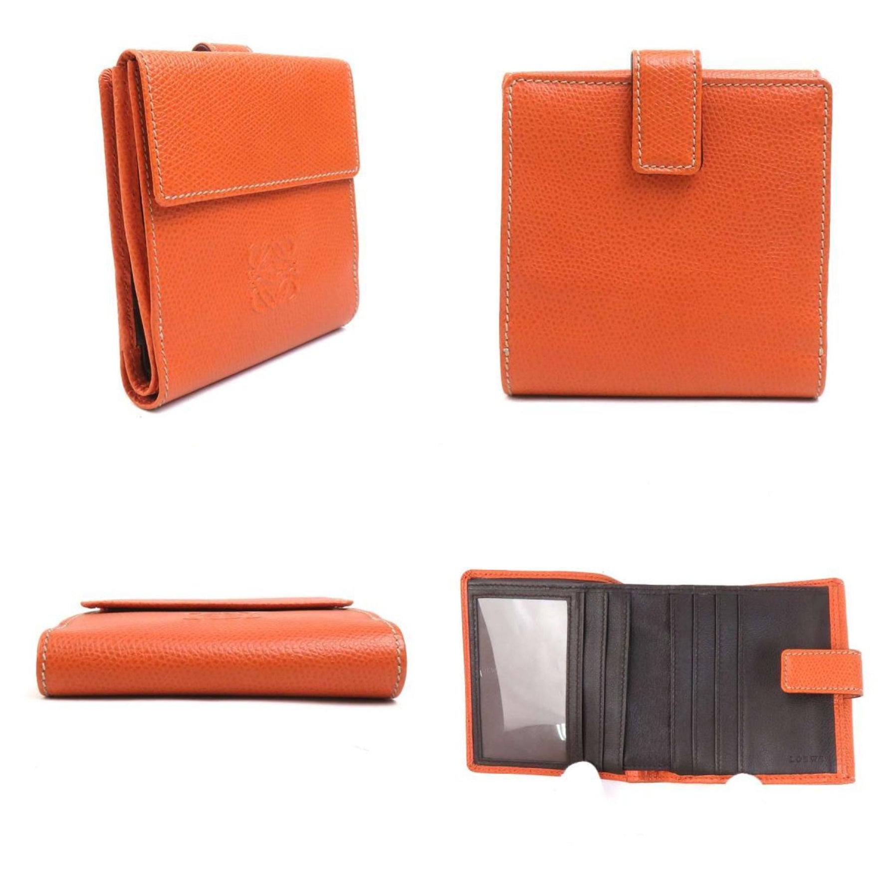 LOEWE Bi-fold Wallet, Leather, Men's/Women's
