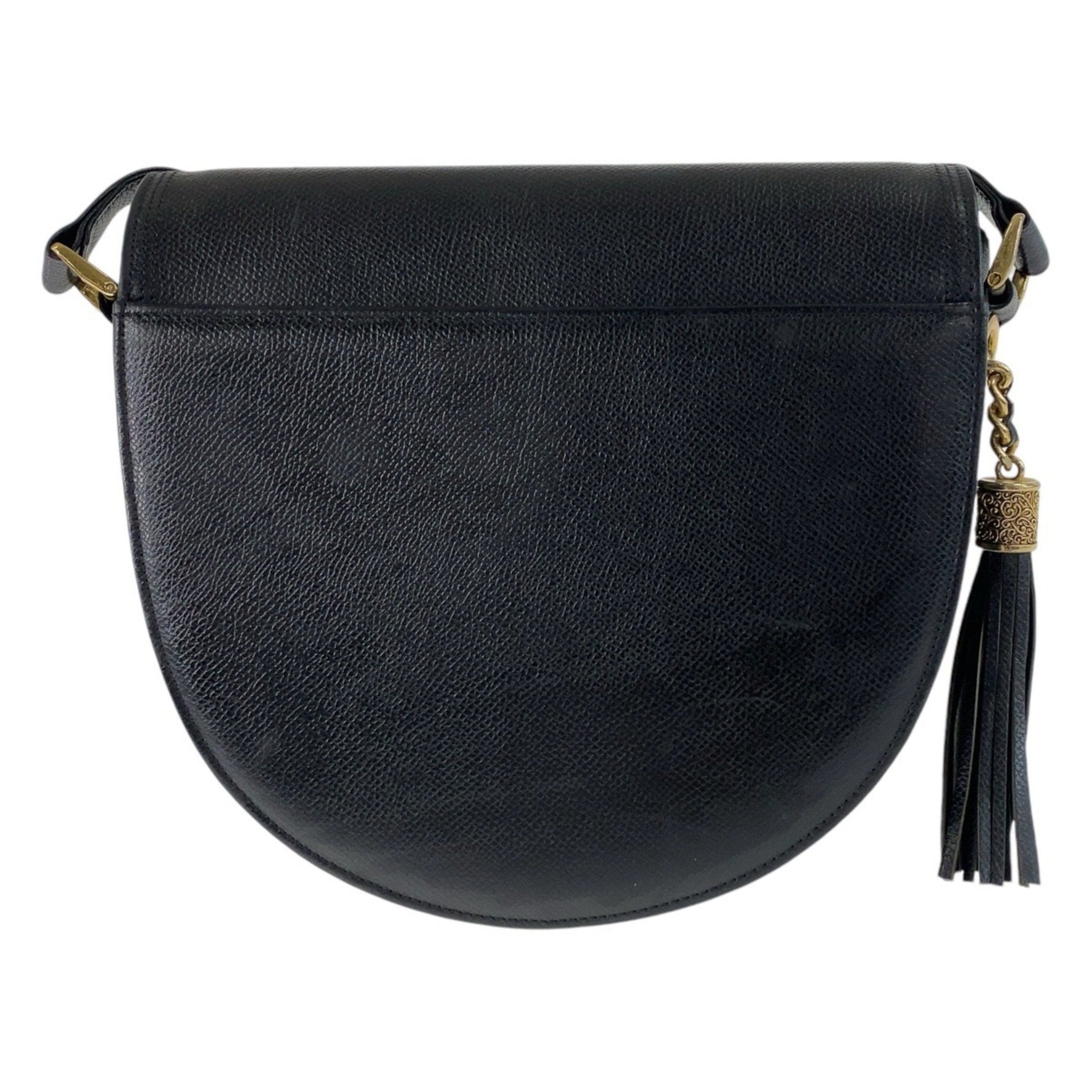 Valentino Garavani Vintage Leather Shoulder Bag with Gold Hardware