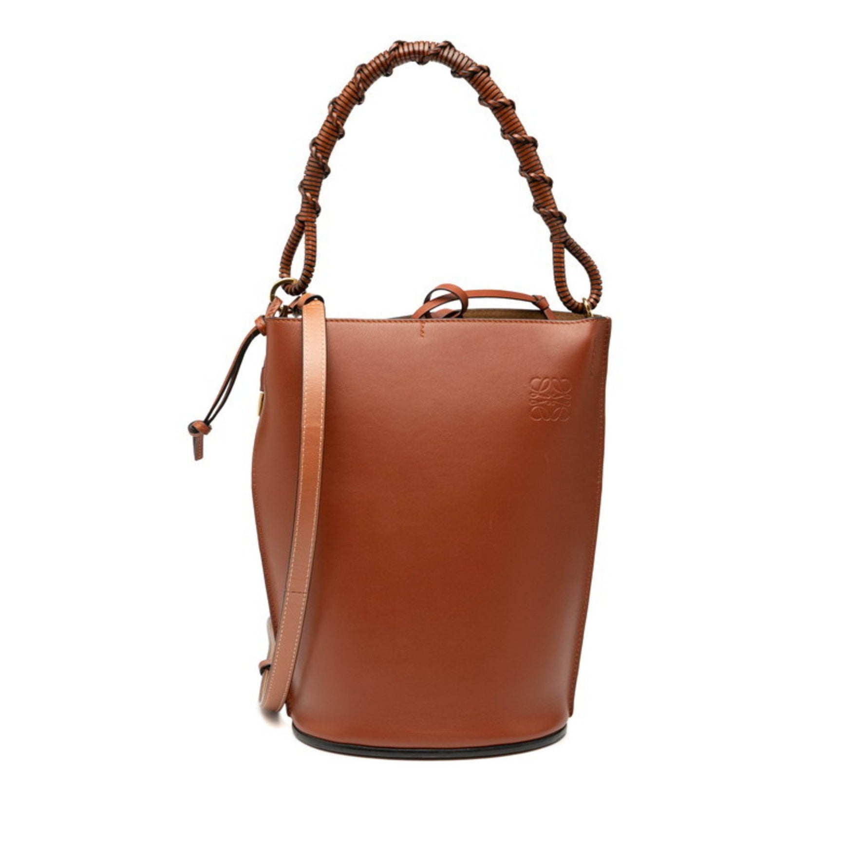 LOEWE Anagram Logo Gate Bucket Bag, Handbag/Shoulder Leather