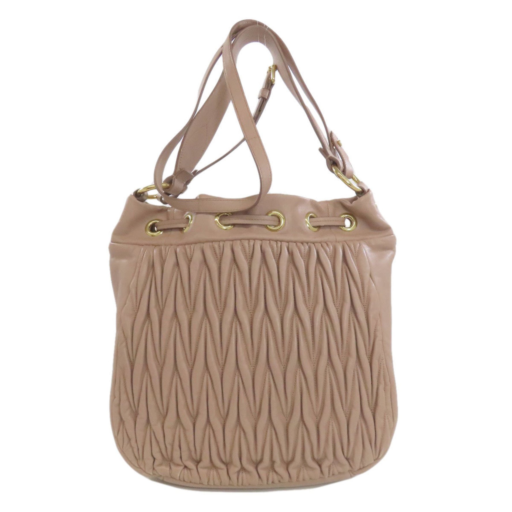 Miu Miu Miu Matelasse Leather Shoulder Bag MIUMIU