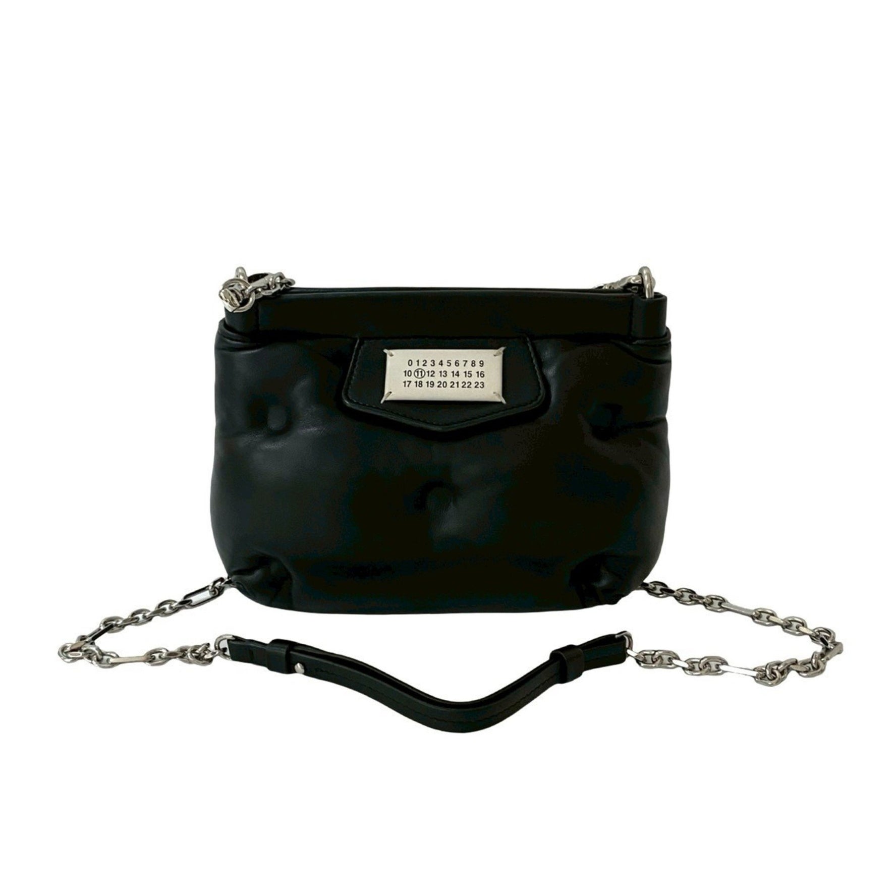 MAISON MARGIELA Glam Slam Leather Chain Shoulder Bag/Pochette/Sacoche in