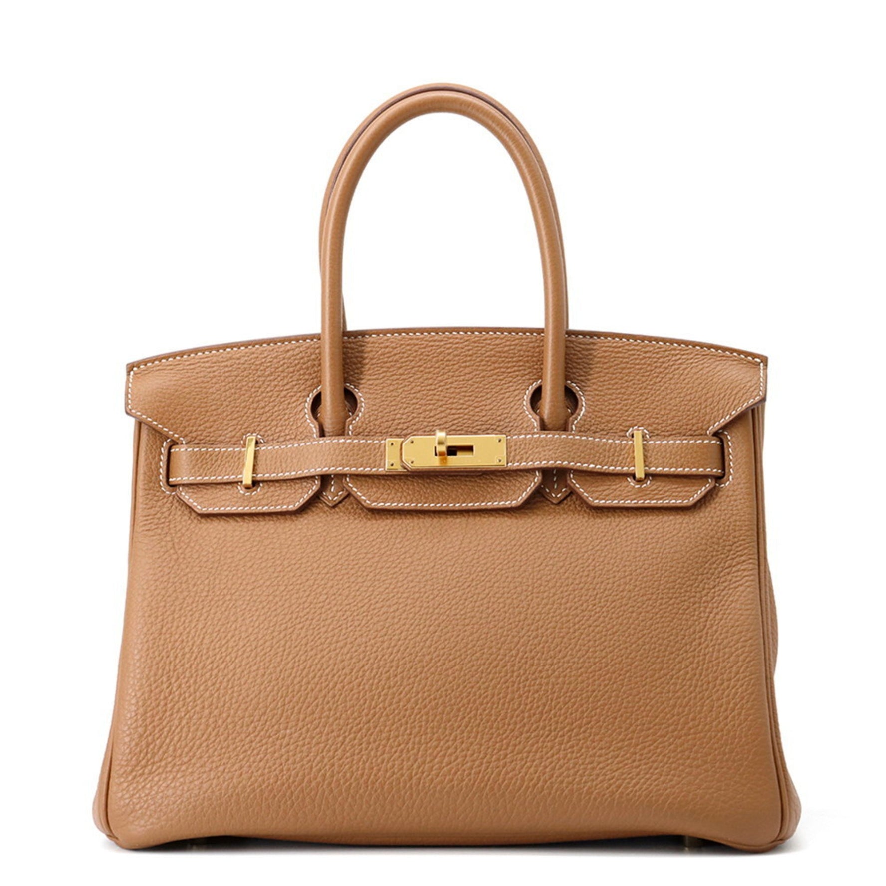Hermes Birkin 30 Gold Togo T Stamp HERMES Handbag