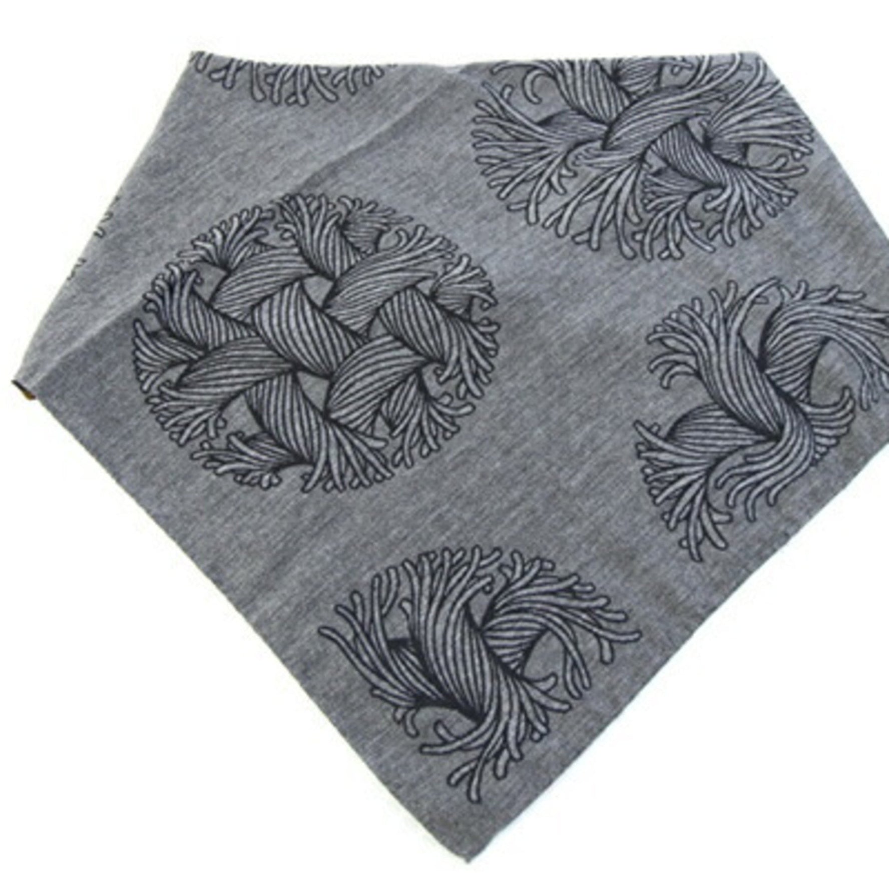 Louis Vuitton Stole Christopher Nemeth Collaboration Grey Black Cashmere Silk Muffler Scarf