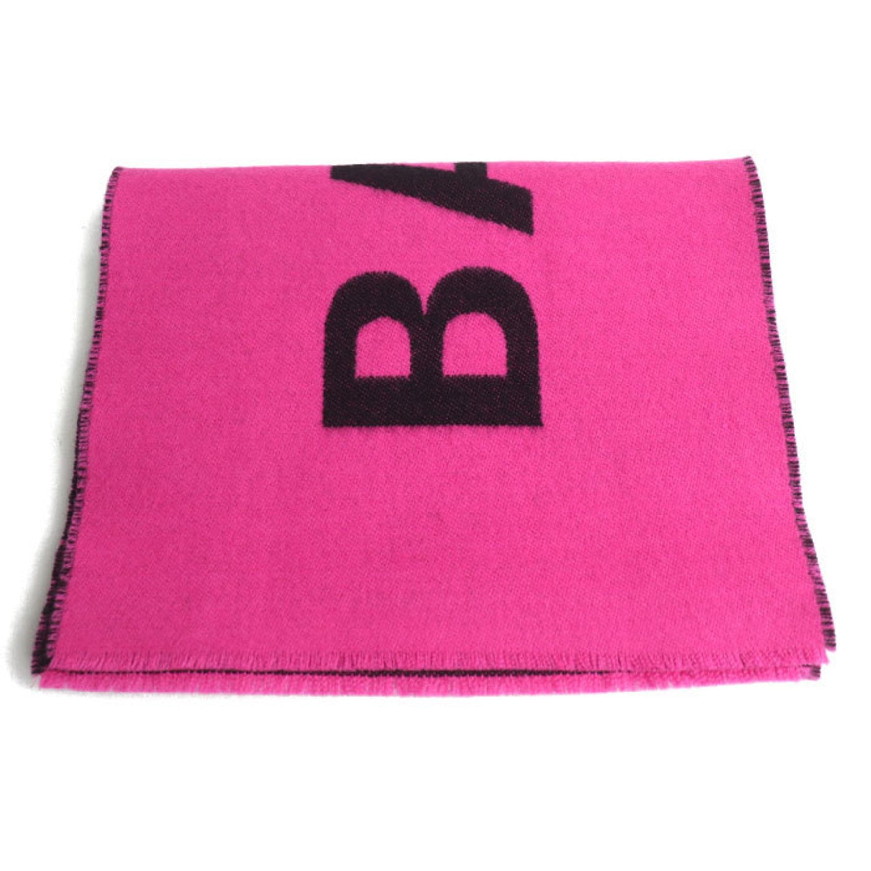 BALENCIAGA Marco Scarf, Pink and Black