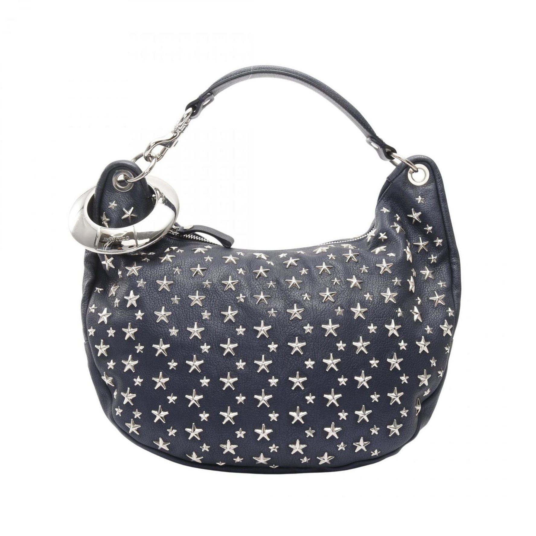 JIMMY CHOO Sky Bag Star Studs Shoulder Leather