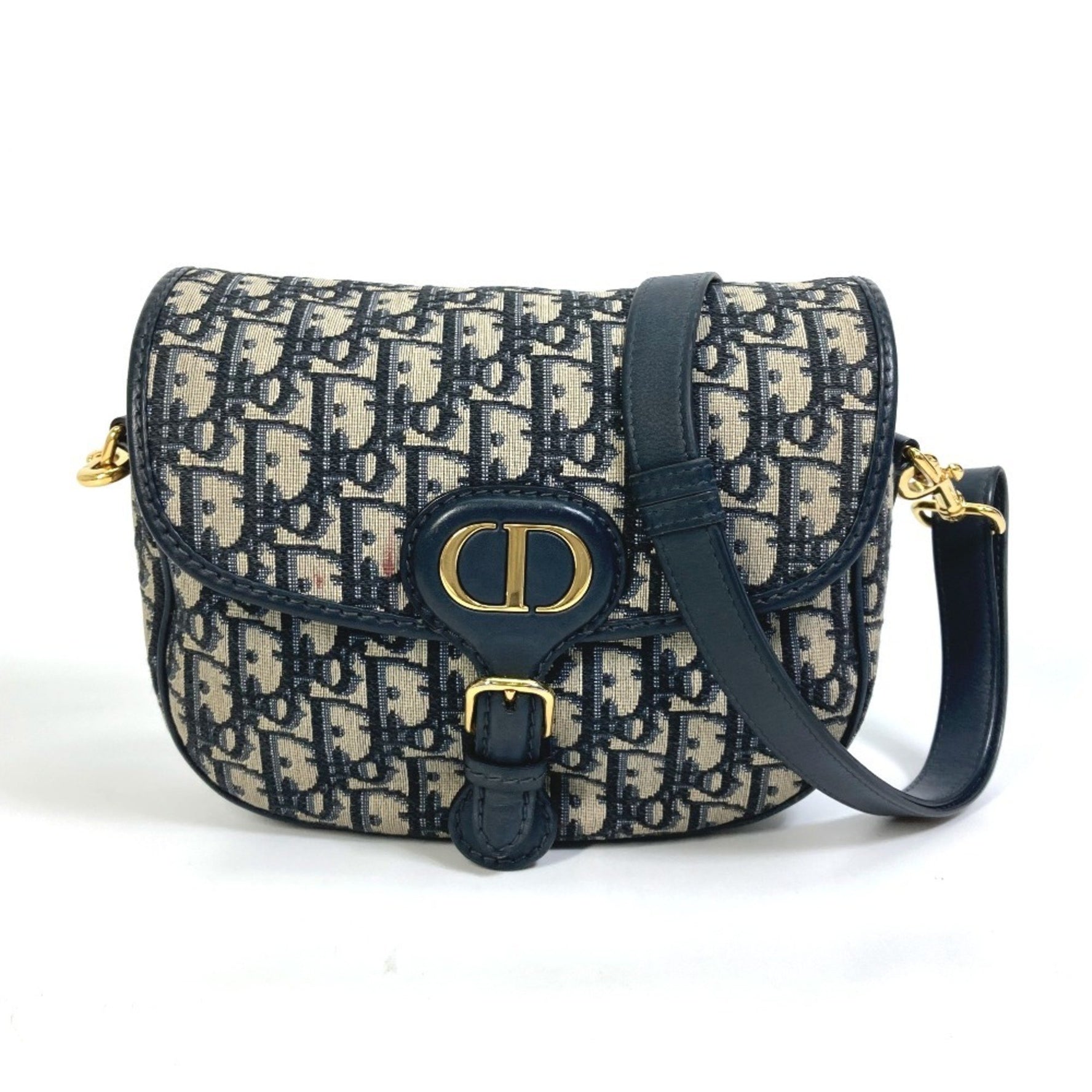 Christian Dior Dior Oblique Bobby Pochette Shoulder Bag in Canvas/Leather