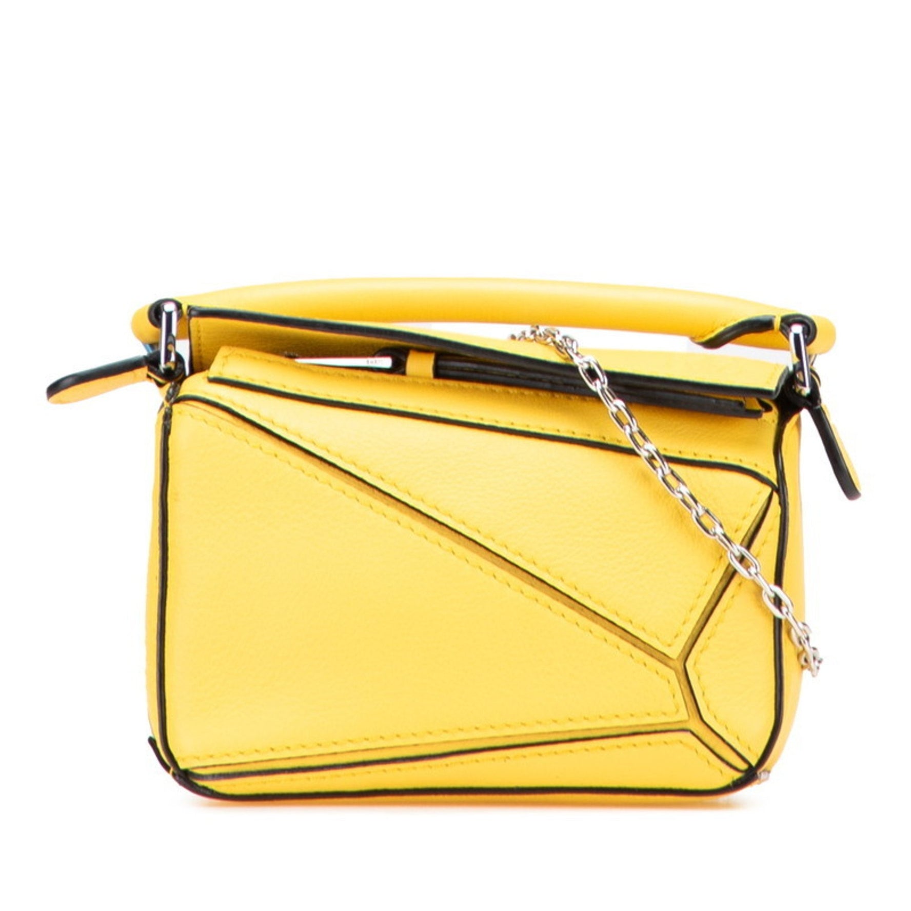 LOEWE Puzzle Bag Nano Handbag Chain Shoulder Leather