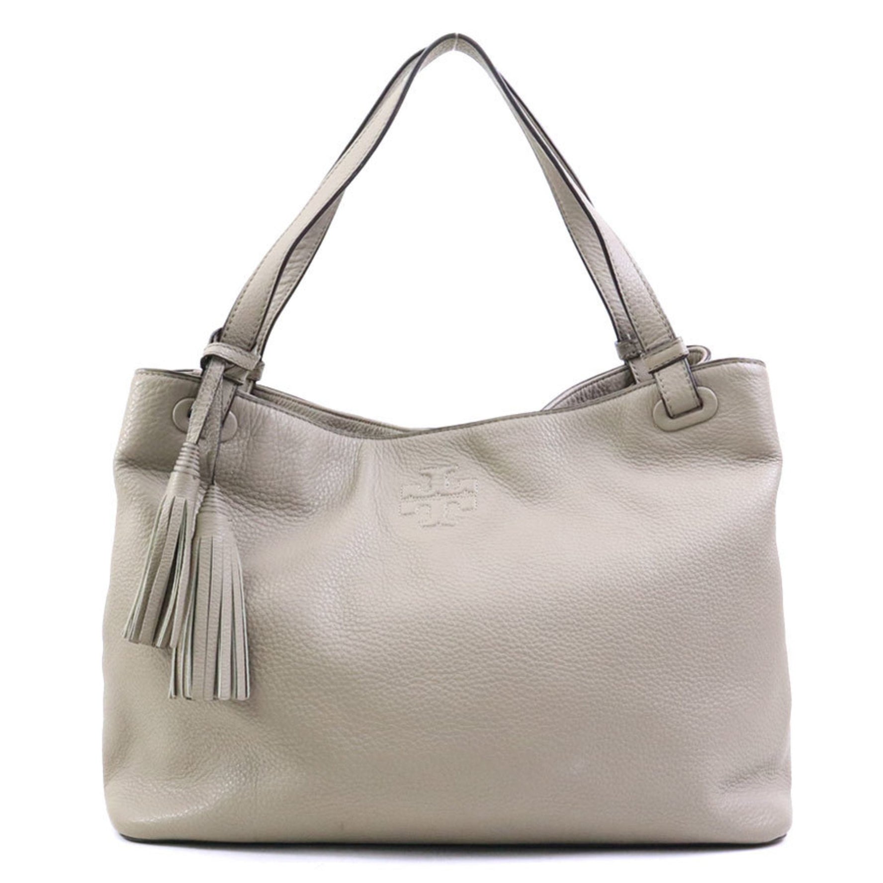 Tory Burch Women's Leather Handbag in Greige (R10692A)